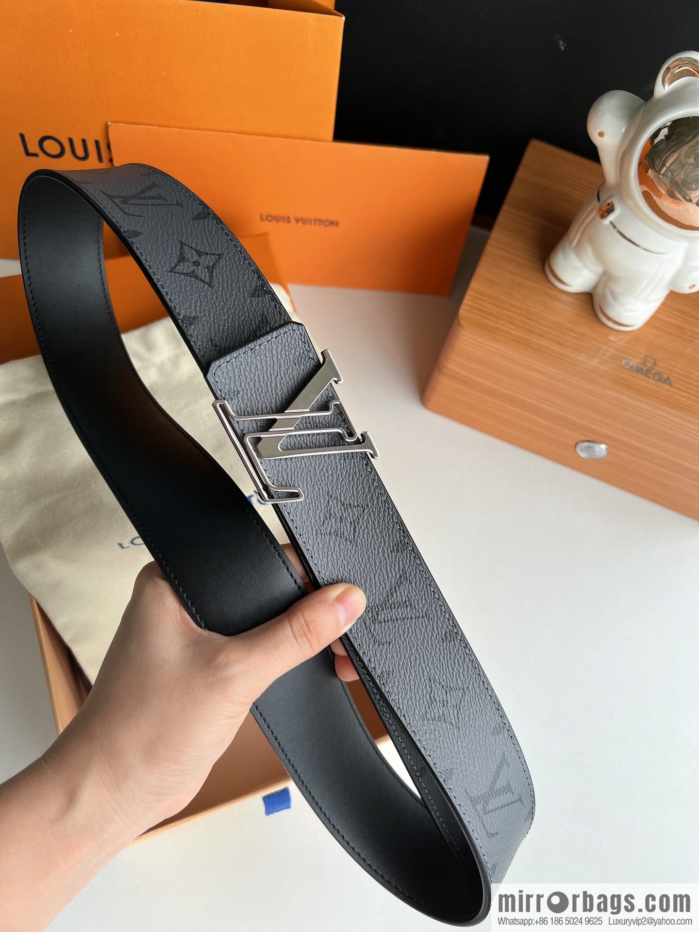 LV/Louis Vuitton 2022 new men's 40mm belt