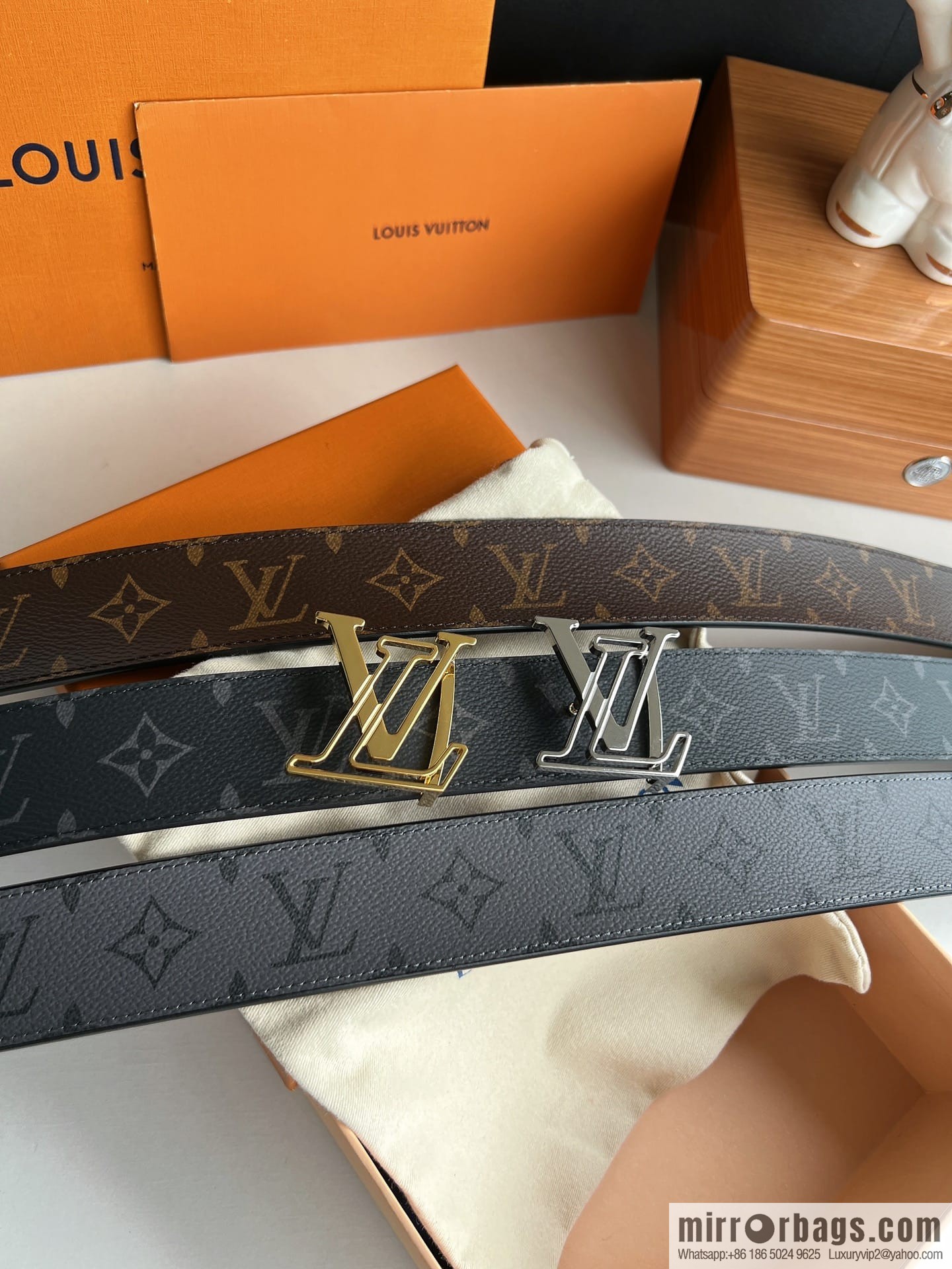 LV/Louis Vuitton 2022 new men's 40mm belt