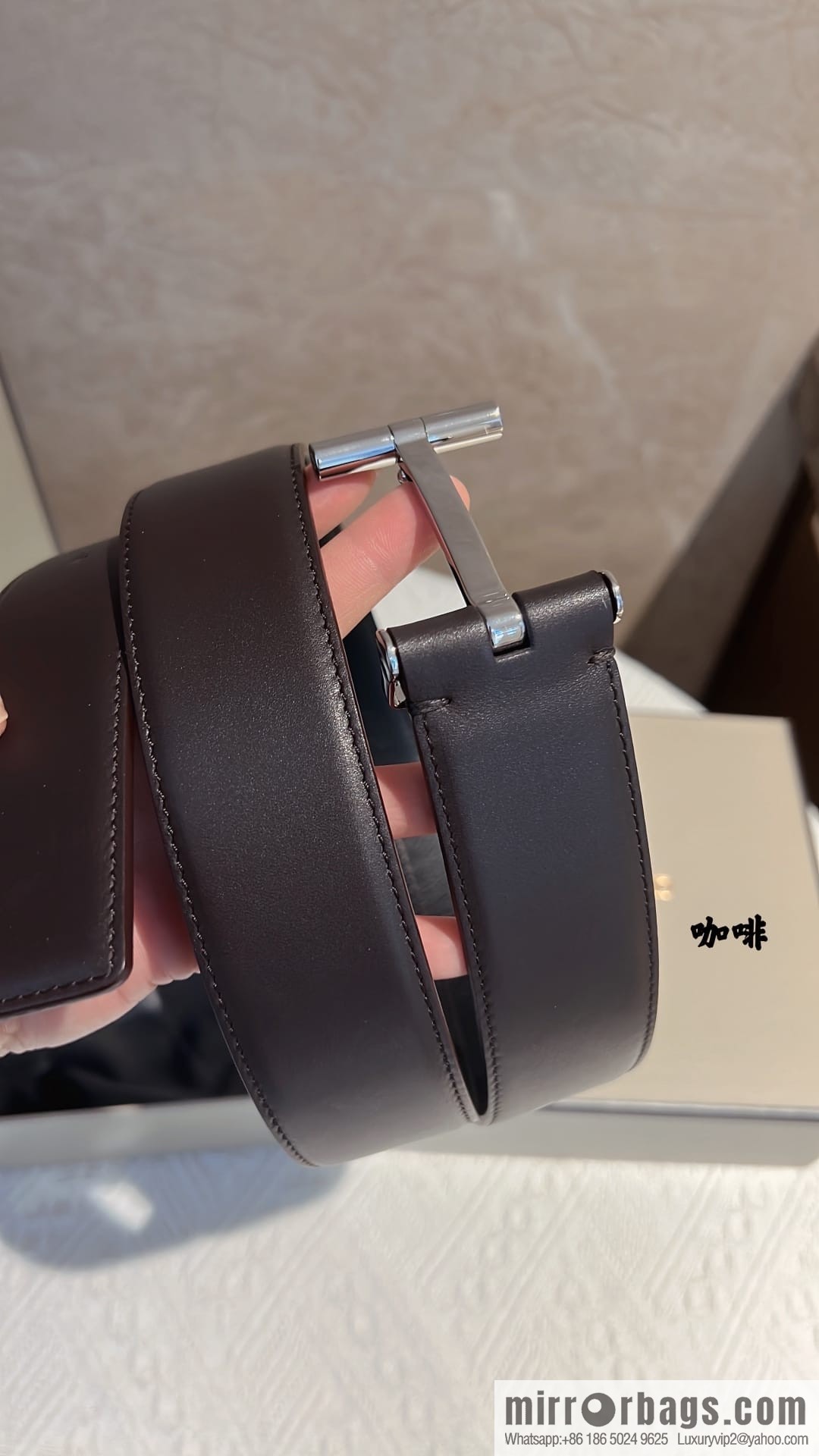 TOMFORD Tom Ford Men's T-Buckle Double-Sided Belt 4.0cm