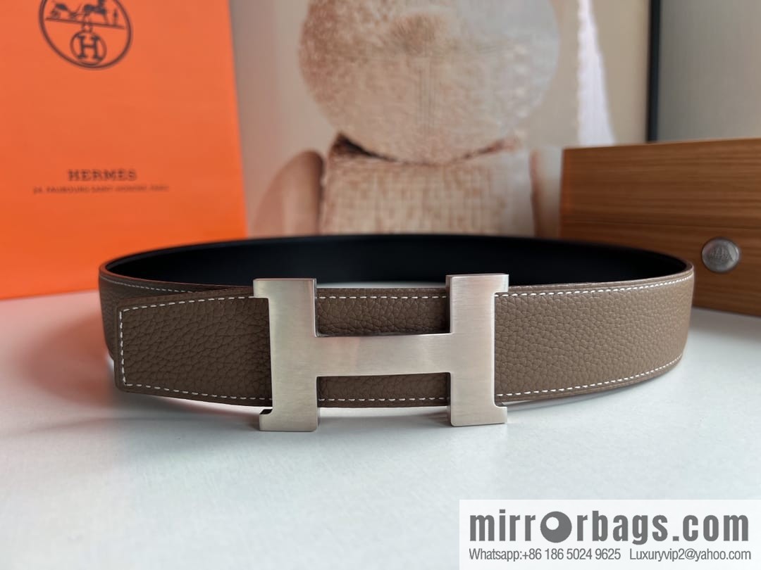 Hermes Hermes, Original Quality Hardware Craft Men's 3.8cm Belt