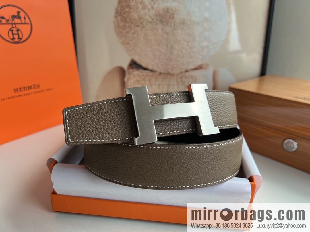 Hermes Hermes, Original Quality Hardware Craft Men's 3.8cm Belt