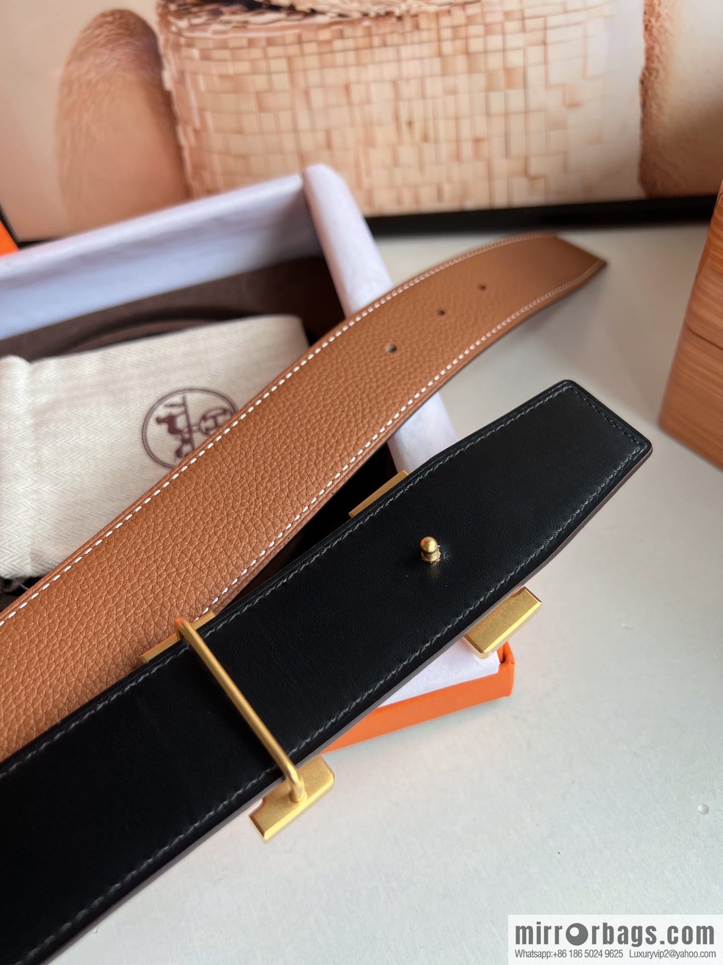 Hermes Hermes, Original Quality Hardware Craft Men's 3.8cm Belt