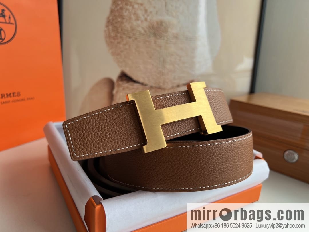 Hermes Hermes, Original Quality Hardware Craft Men's 3.8cm Belt