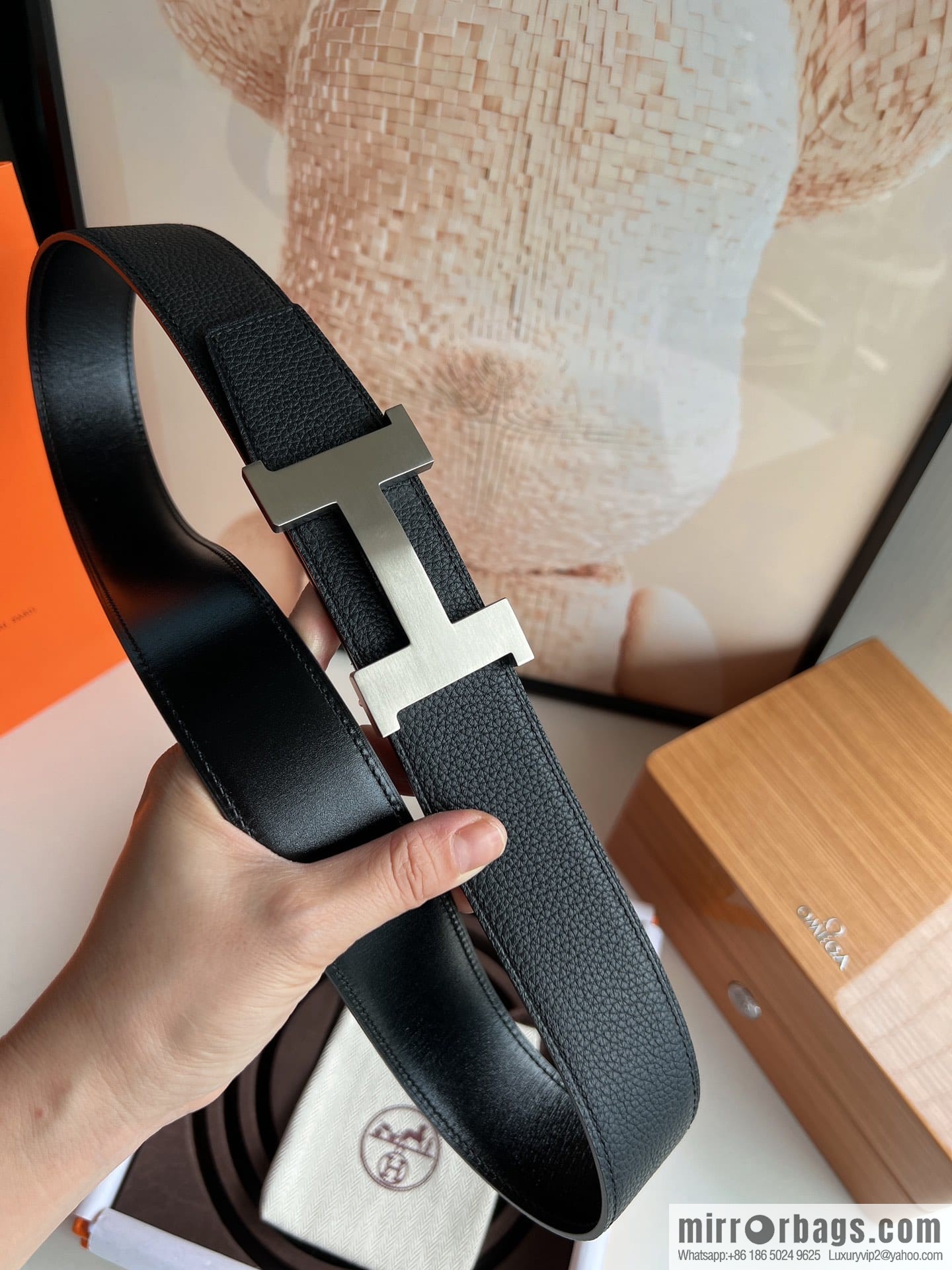 Hermes Hermes, Original Quality Hardware Craft Men's 3.8cm Belt