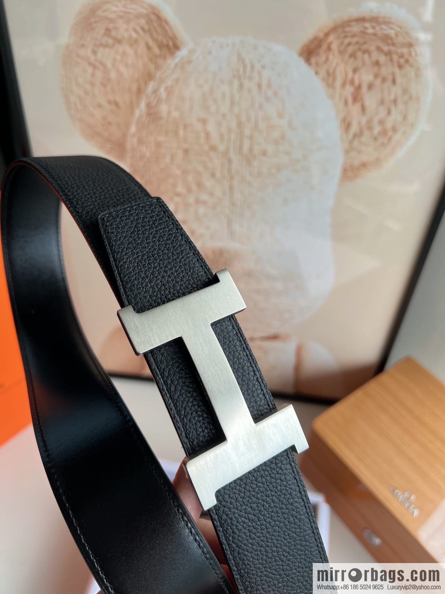 Hermes Hermes, Original Quality Hardware Craft Men's 3.8cm Belt