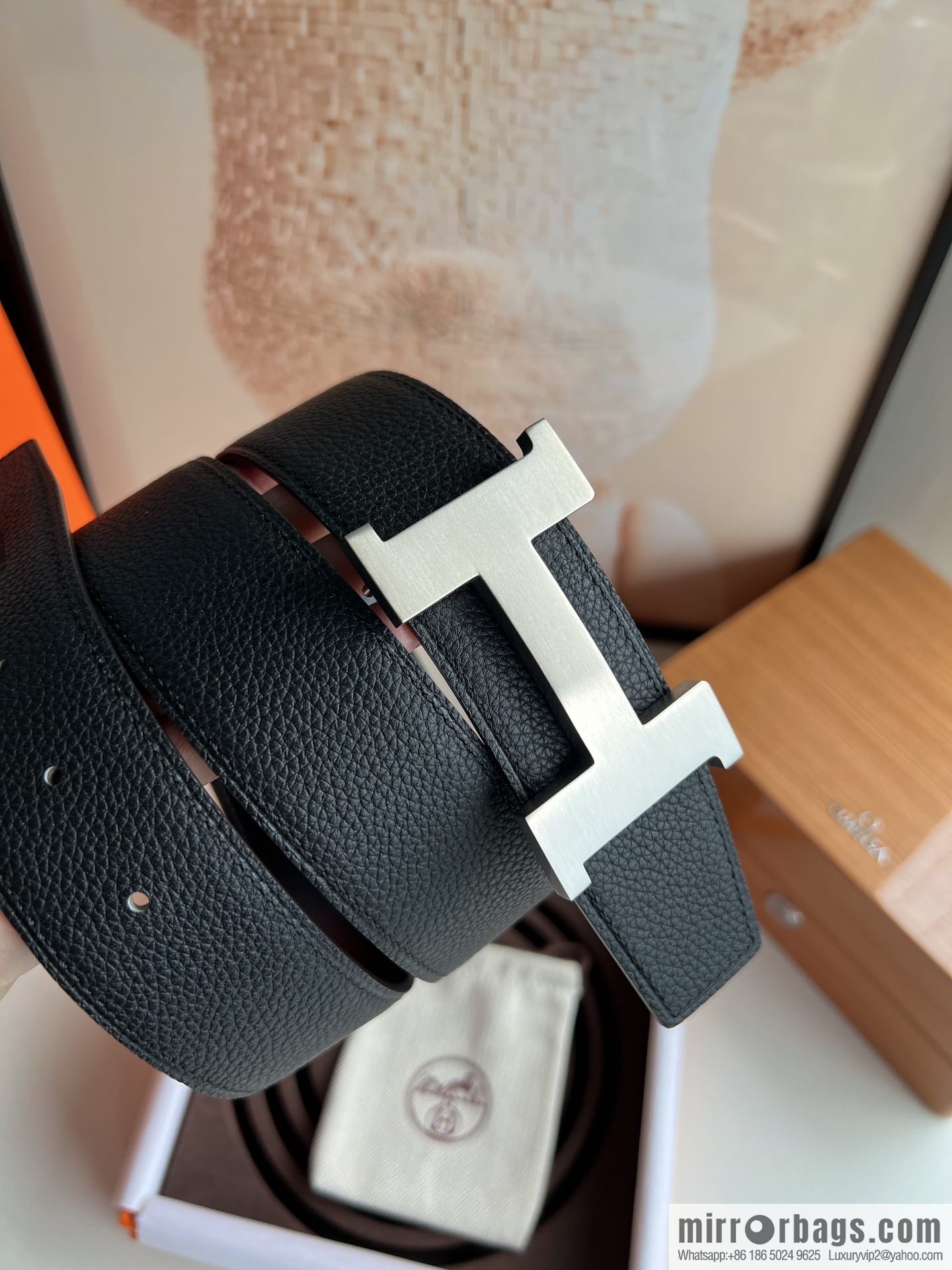 Hermes Hermes, Original Quality Hardware Craft Men's 3.8cm Belt