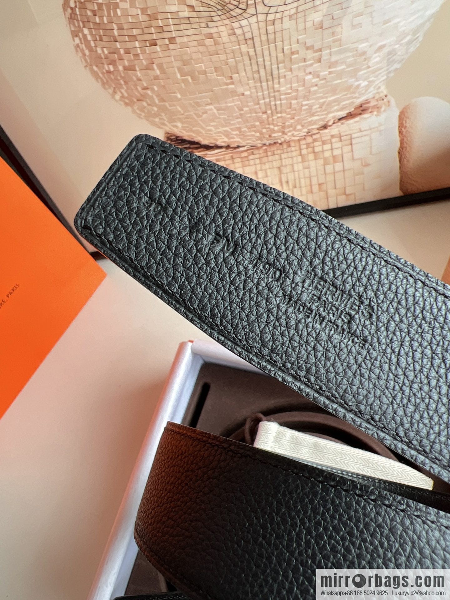Hermes Hermes, Original Quality Hardware Craft Men's 3.8cm Belt