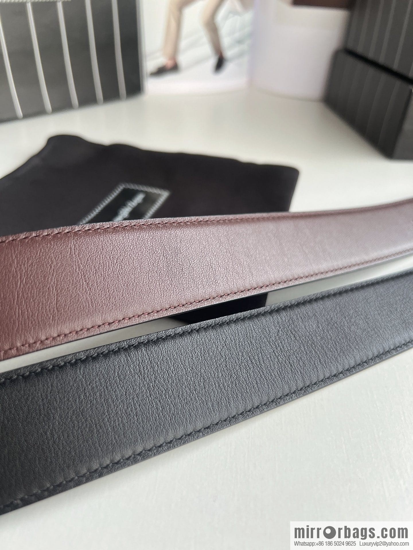 Ermengildo. Zein Zegna men's business leisure rotating pin buckle imported first layer cowhide belt 3.5cm