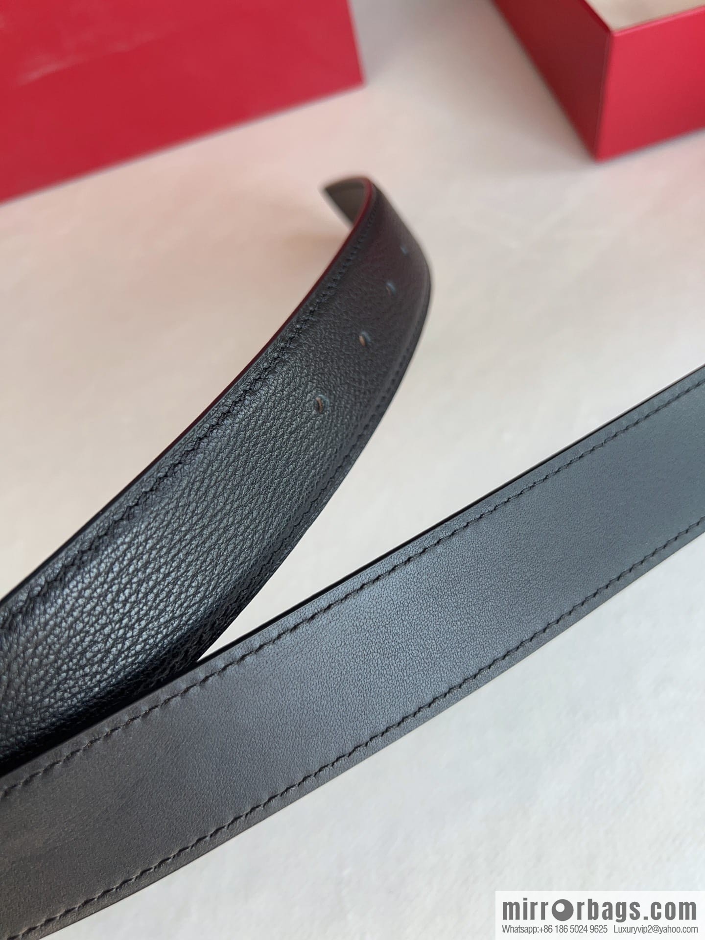 Ferragamo Ferragamo, First Cowhide Sheep Textured Men's 3.5 Belt