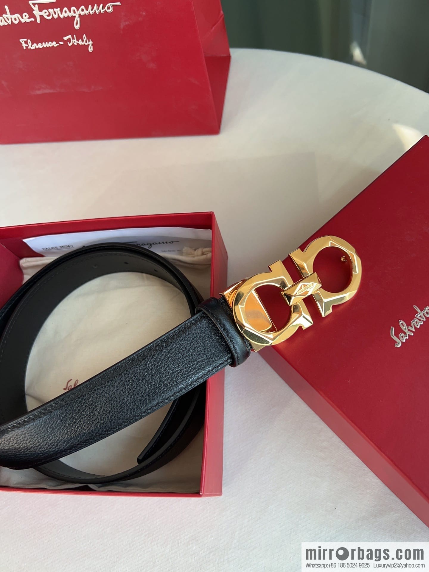 Ferragamo Ferragamo, First Cowhide Sheep Textured Men's 3.5 Belt