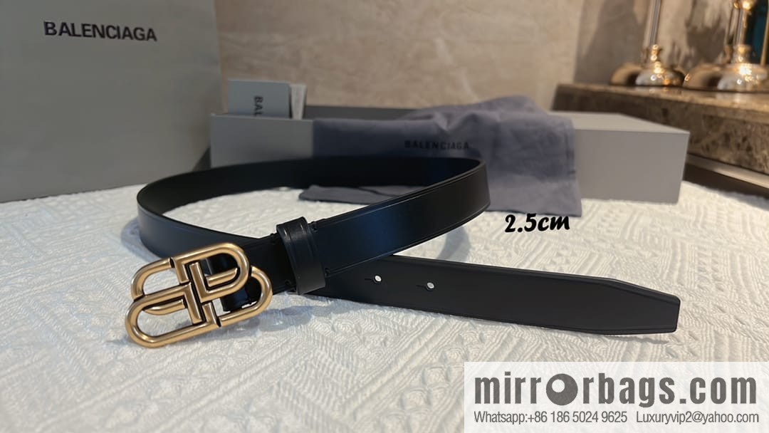BALENCIAGA Balenciaga, Ladies 2.5cm Lock BB Belt