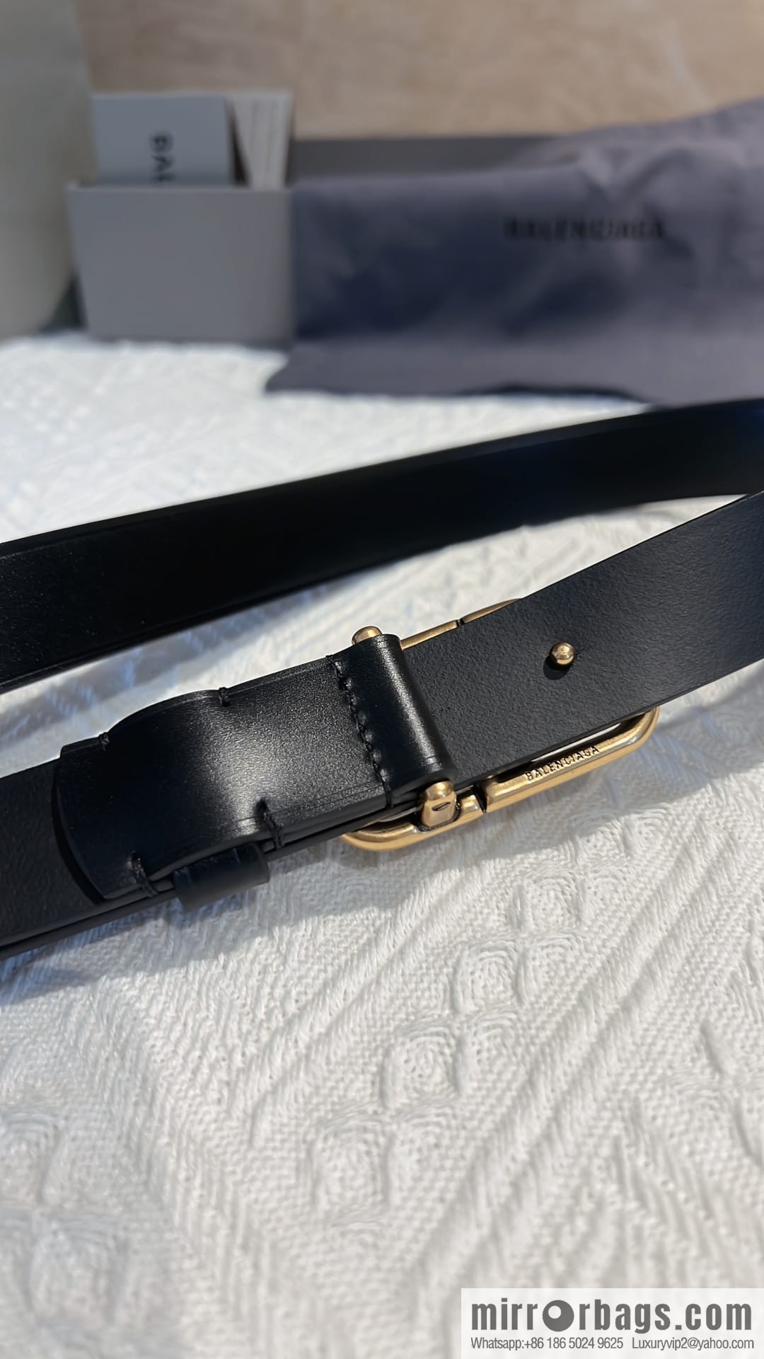 BALENCIAGA Balenciaga, Ladies 2.5cm Lock BB Belt