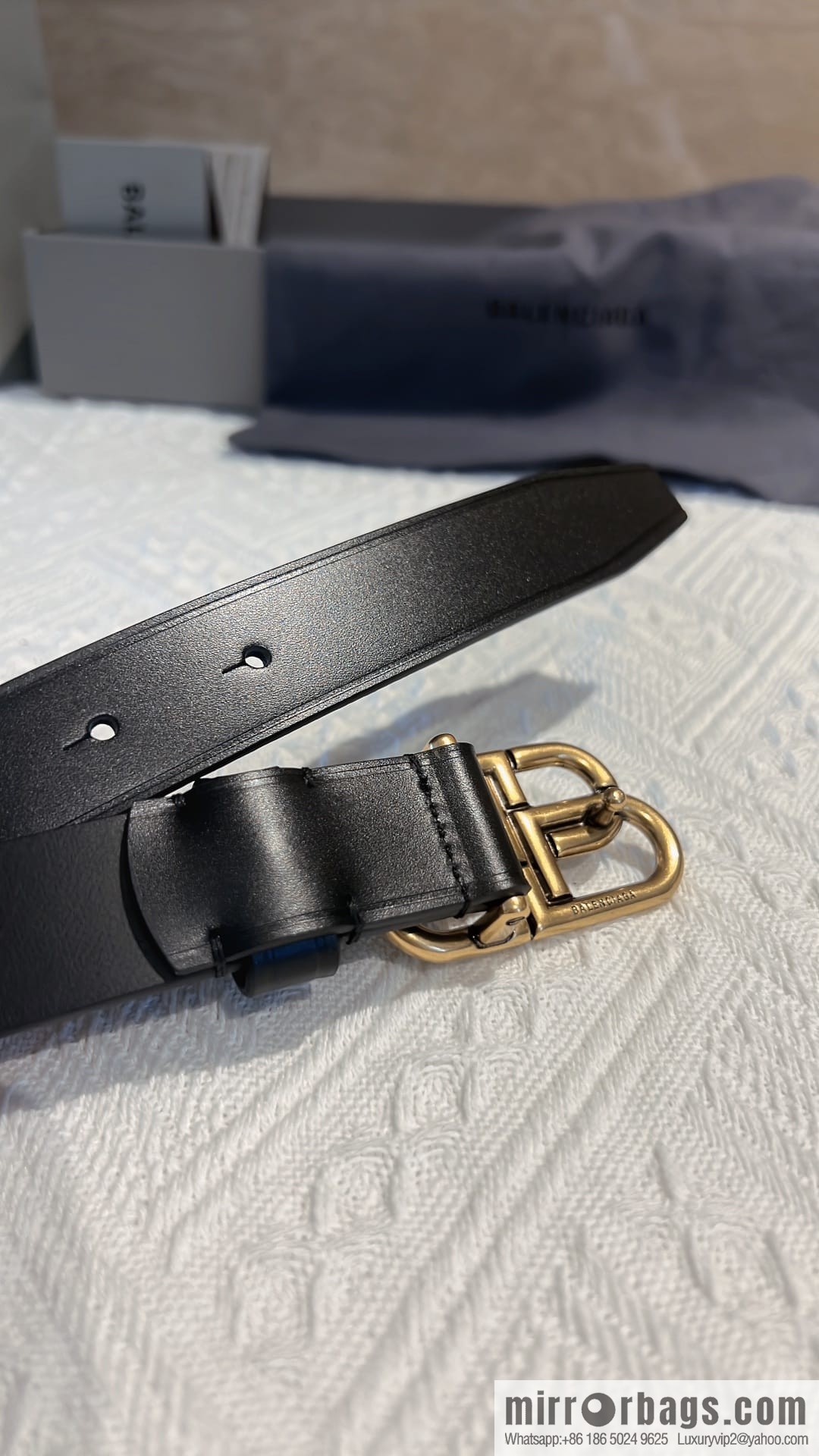 BALENCIAGA Balenciaga, Ladies 2.5cm Lock BB Belt