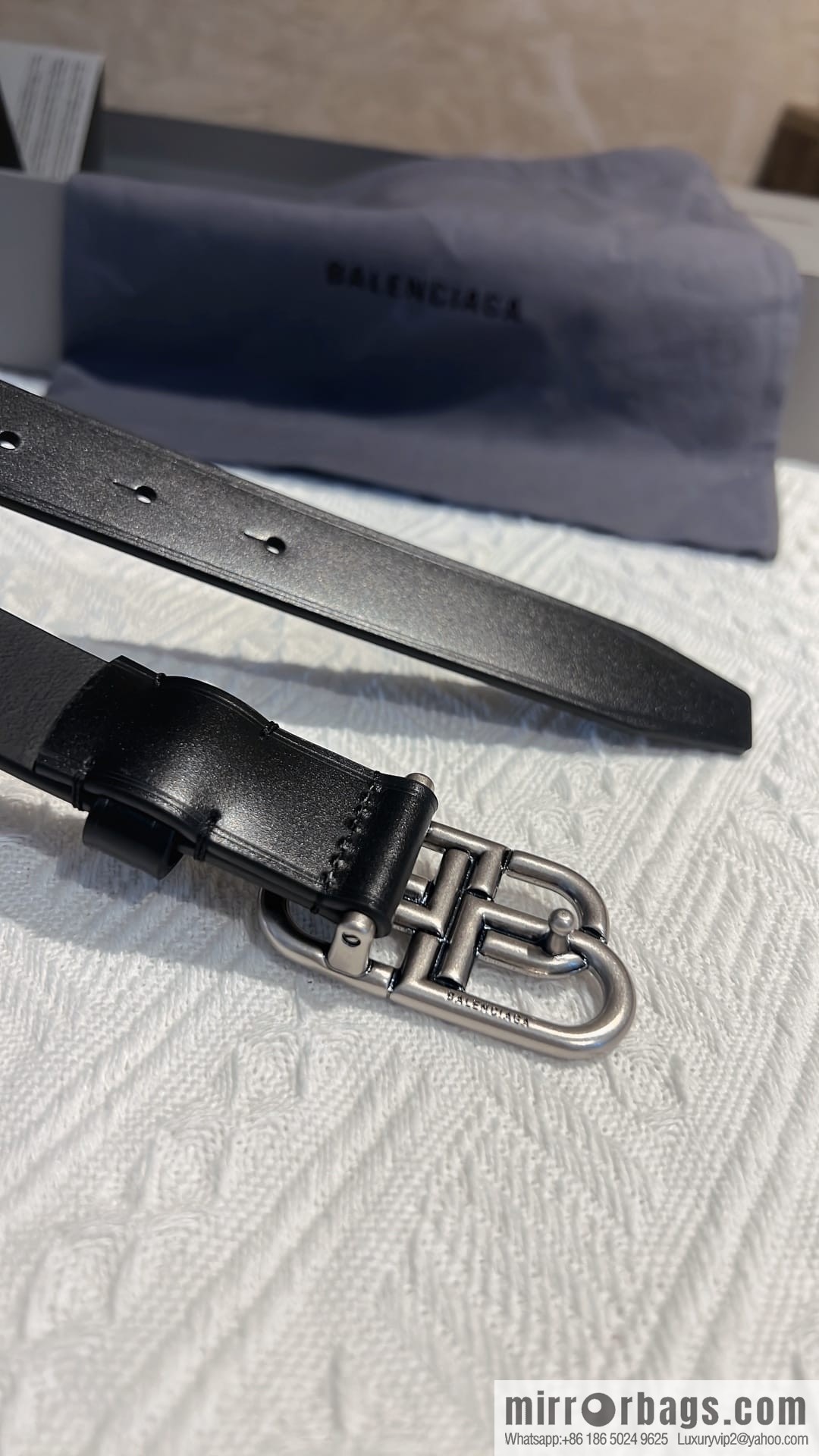 BALENCIAGA Balenciaga, Ladies 2.5cm Lock BB Belt