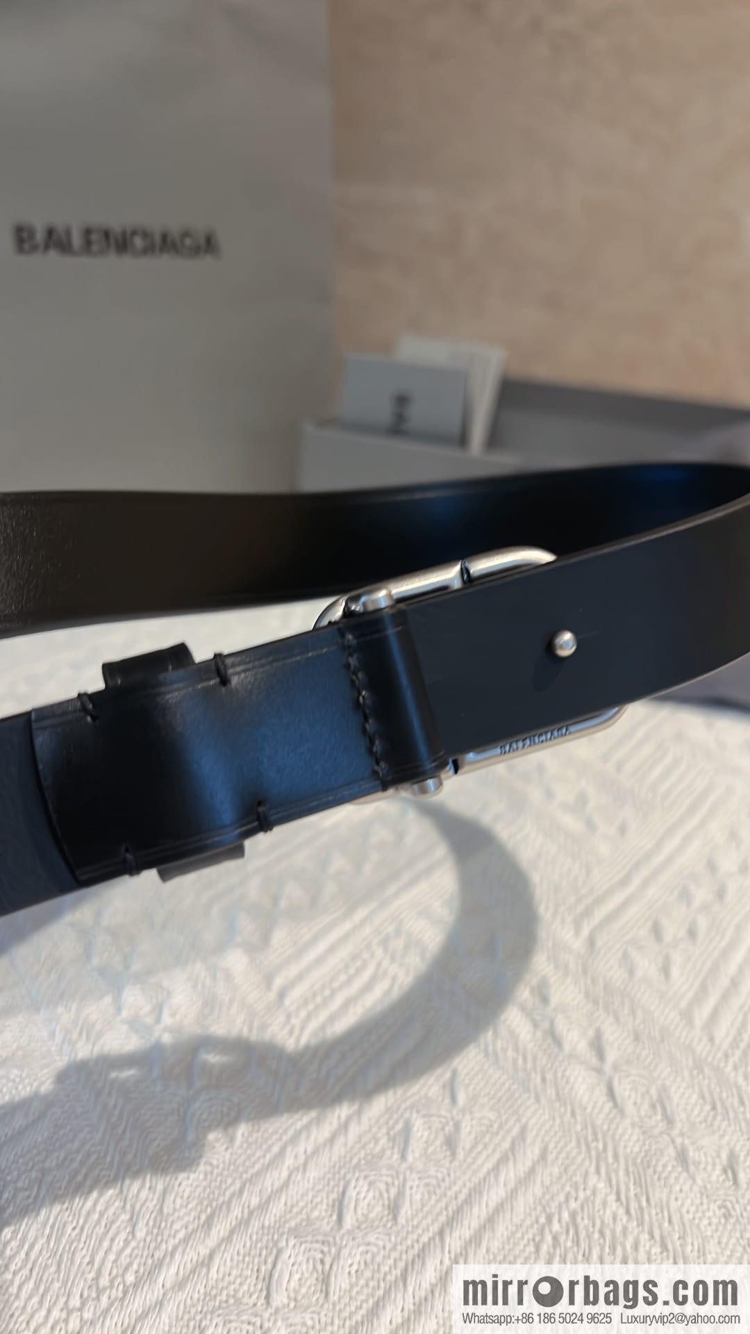 BALENCIAGA Balenciaga, Ladies 2.5cm Lock BB Belt