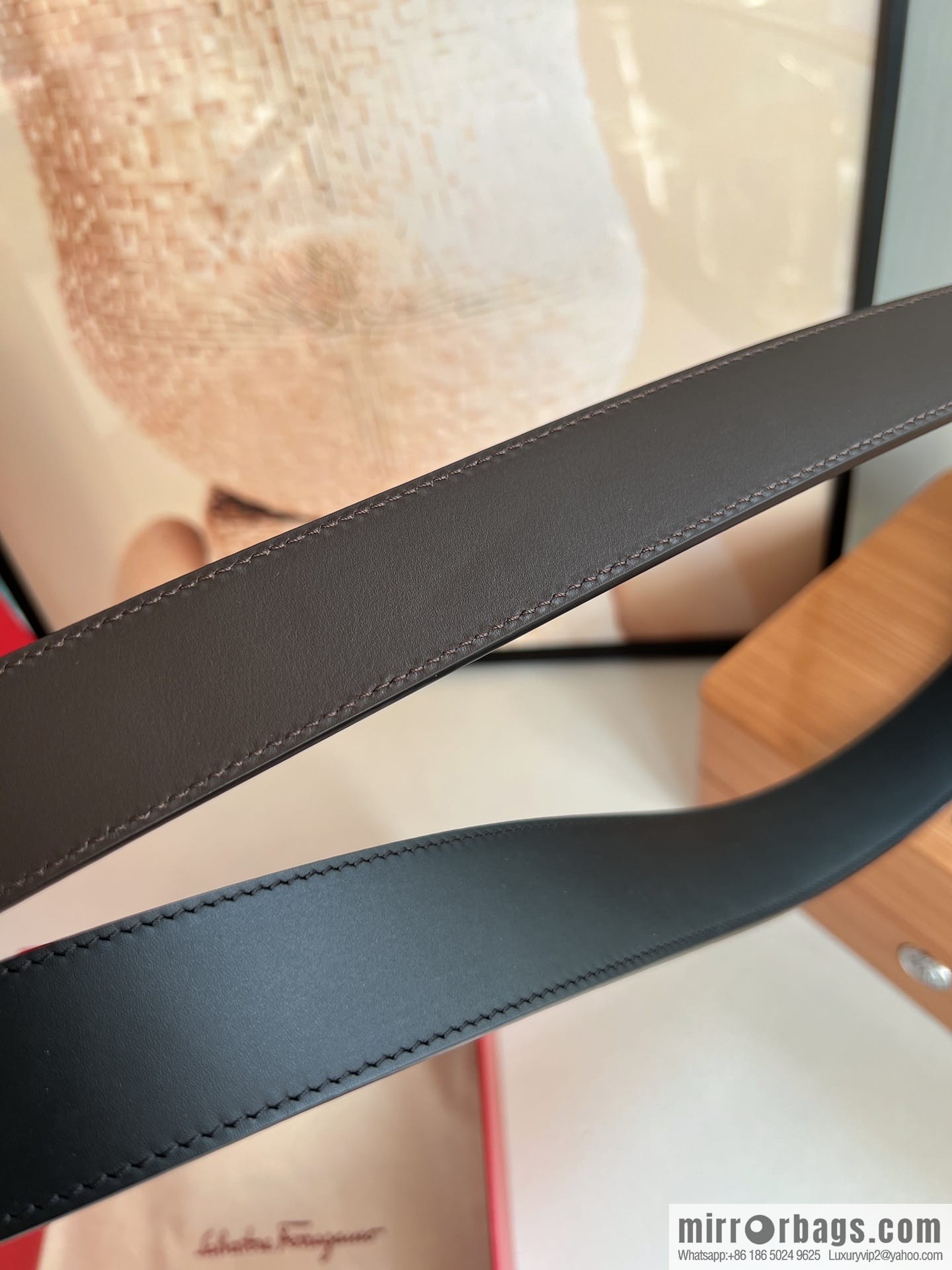FERRAGAMO Ferragamo, high-quality men's 3.5cm belt
