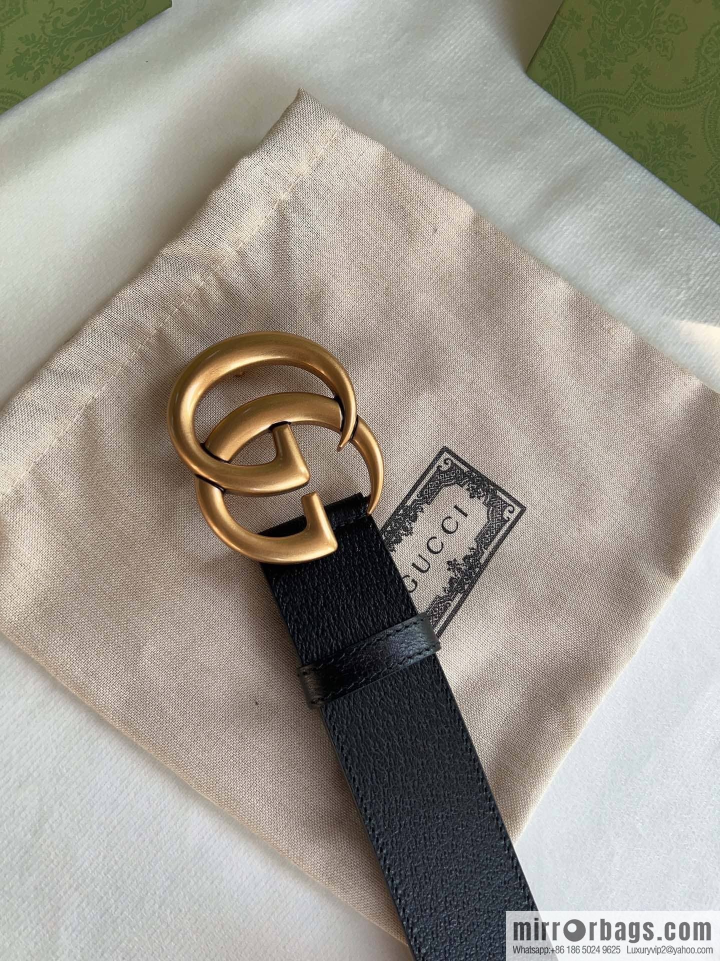 Gucci Gucci, men's 3.8cm belt made of imported cowhide Seiko