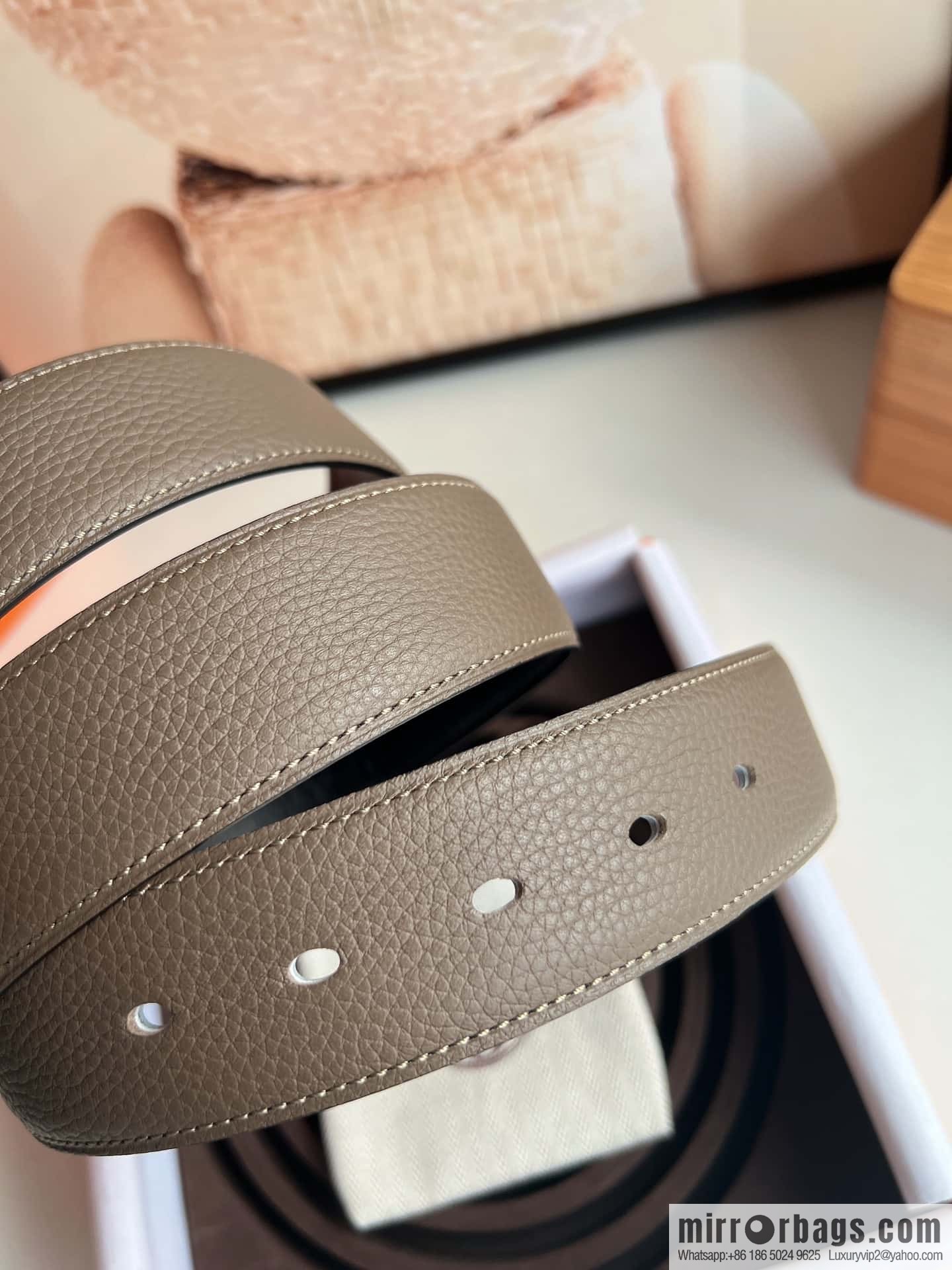 Hermes Hermes 40mm Nathan Double Sided External Belt