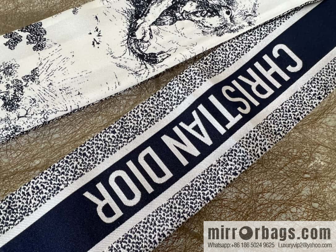 Dior twilly Sauvage Zooey print headband