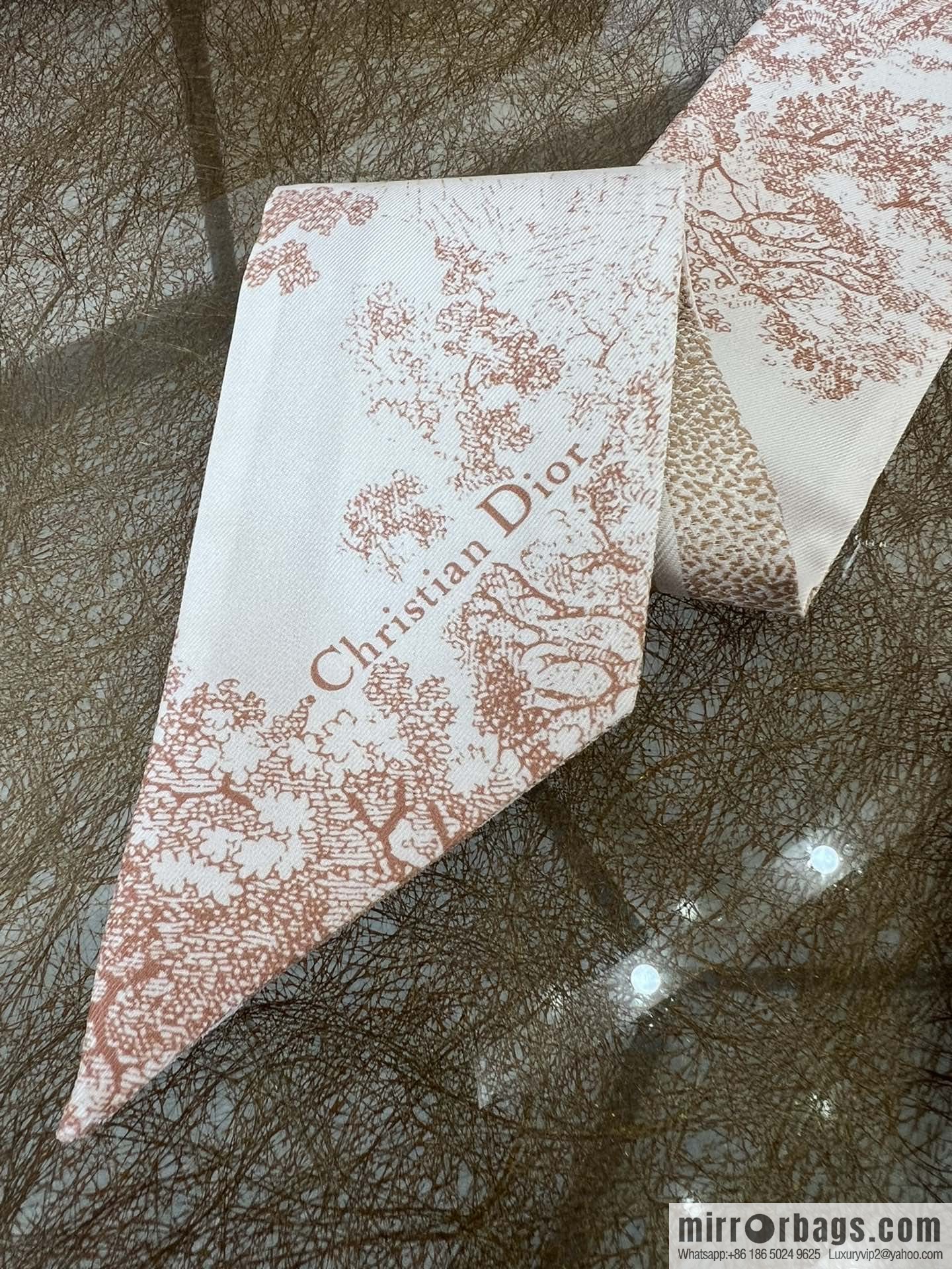 Dior twilly Sauvage Zooey print headband