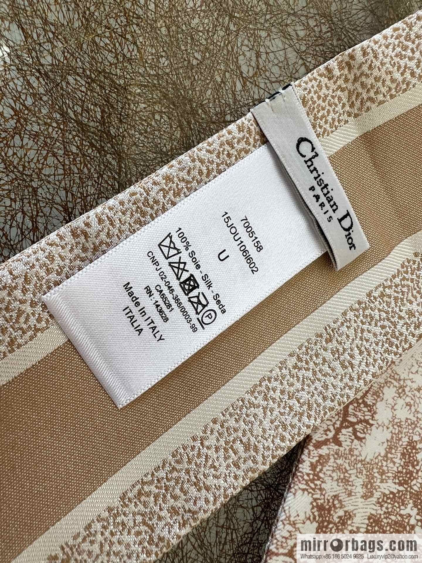 Dior twilly Sauvage Zooey print headband