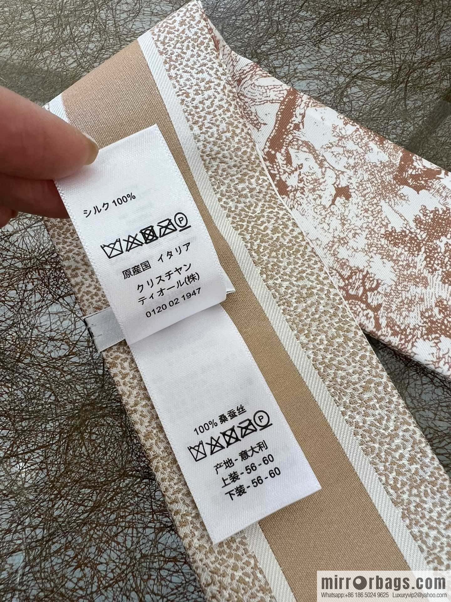 Dior twilly Sauvage Zooey print headband