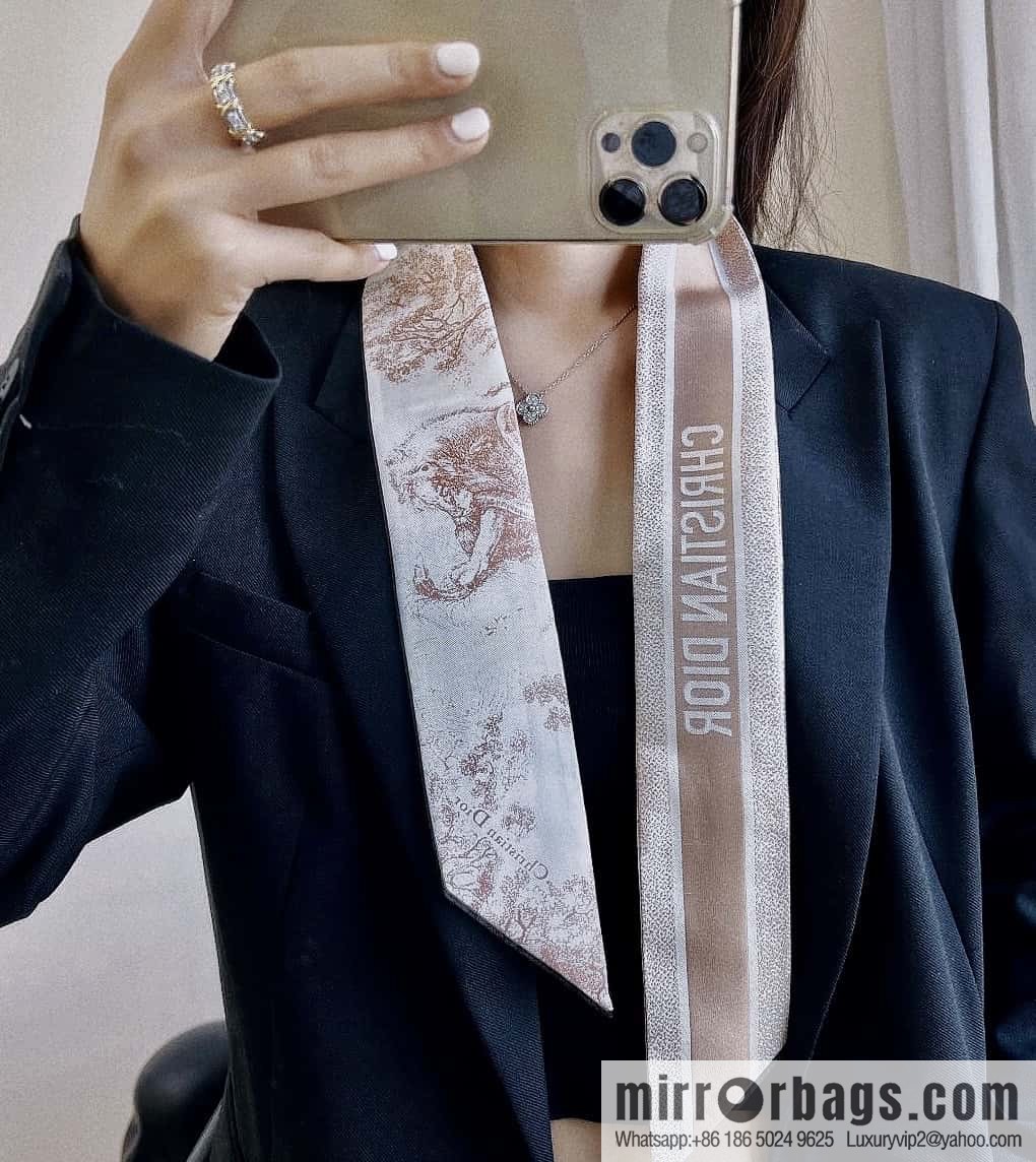 Dior twilly Sauvage Zooey print headband