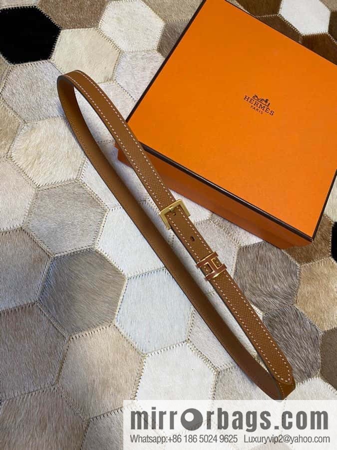 Hermes Pop H15 calfskin thin belt 15mm