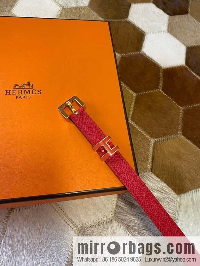 Hermes Pop H15 calfskin thin belt 15mm