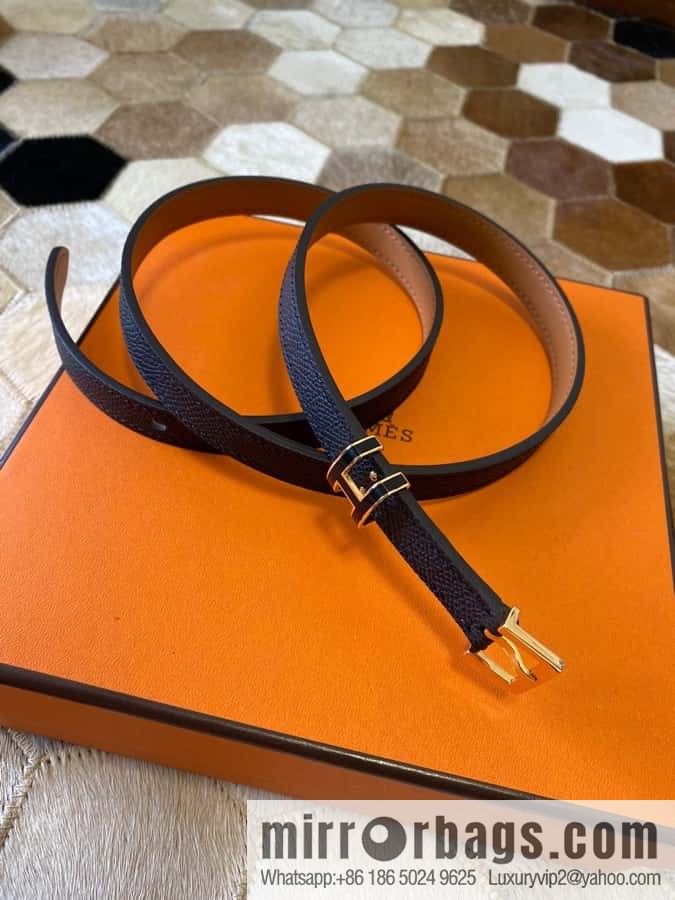Hermes Pop H15 calfskin thin belt 15mm