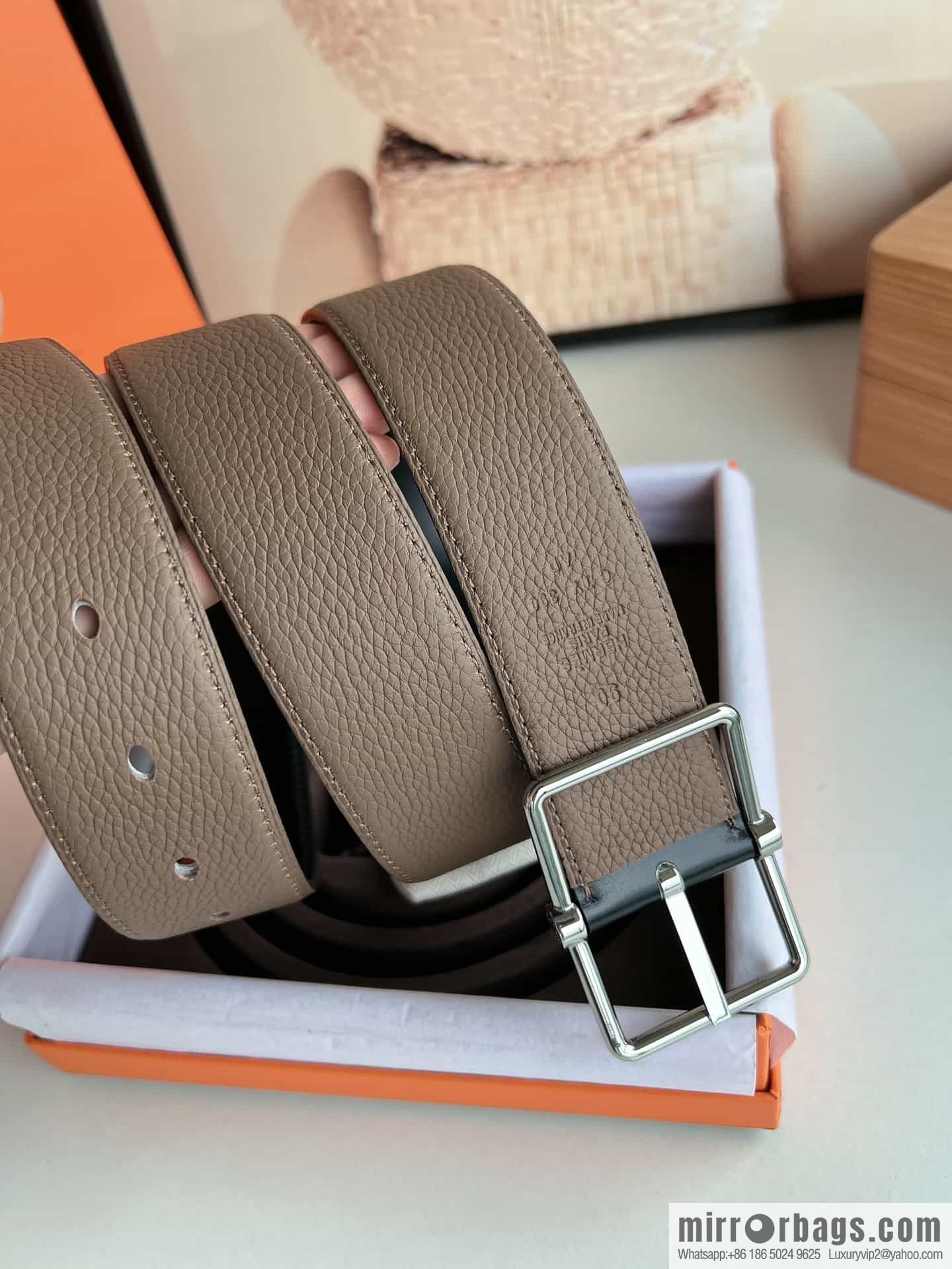 Hermes Hermes 40mm Nathan Double Sided External Belt