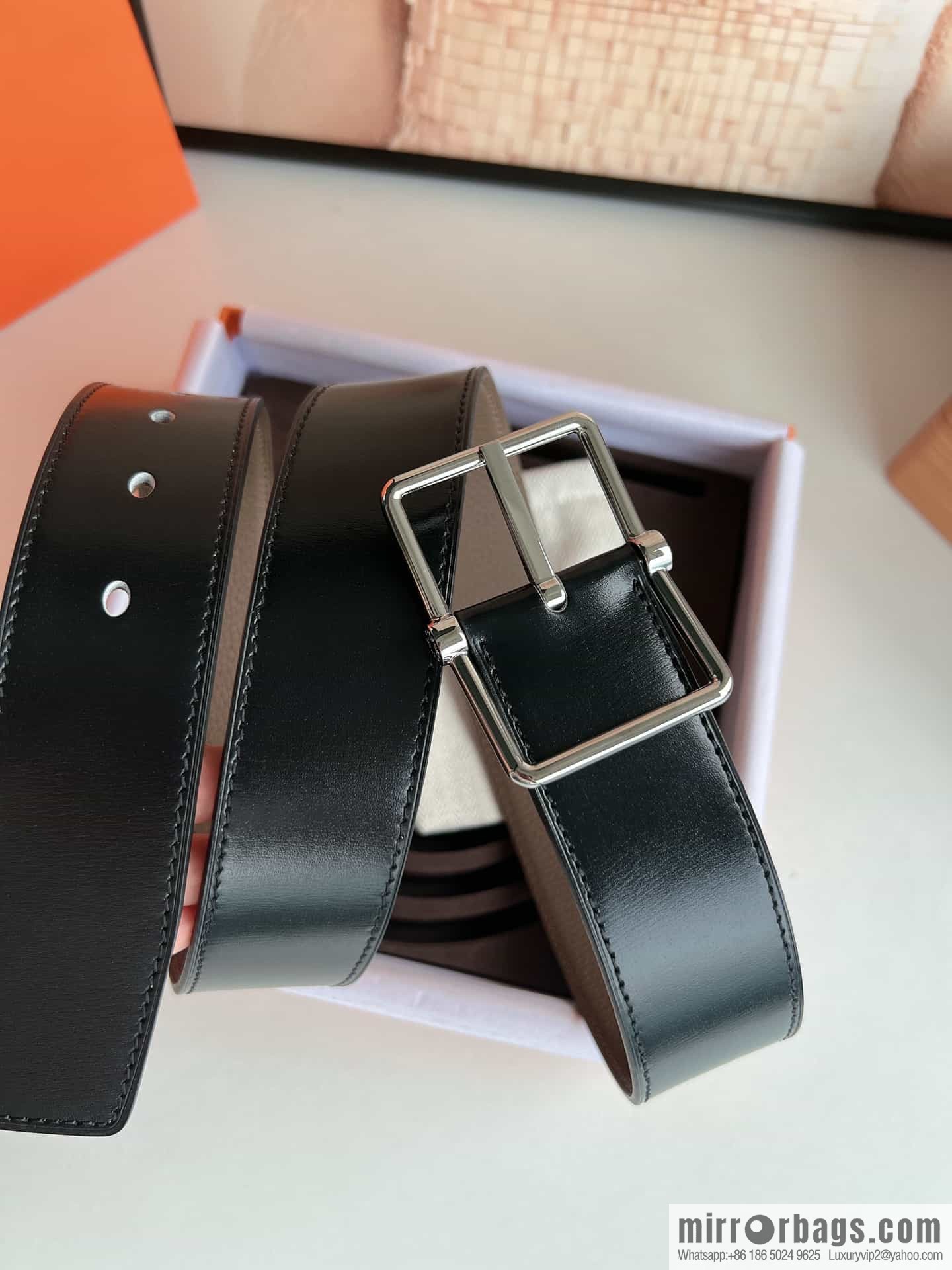 Hermes Hermes 40mm Nathan Double Sided External Belt