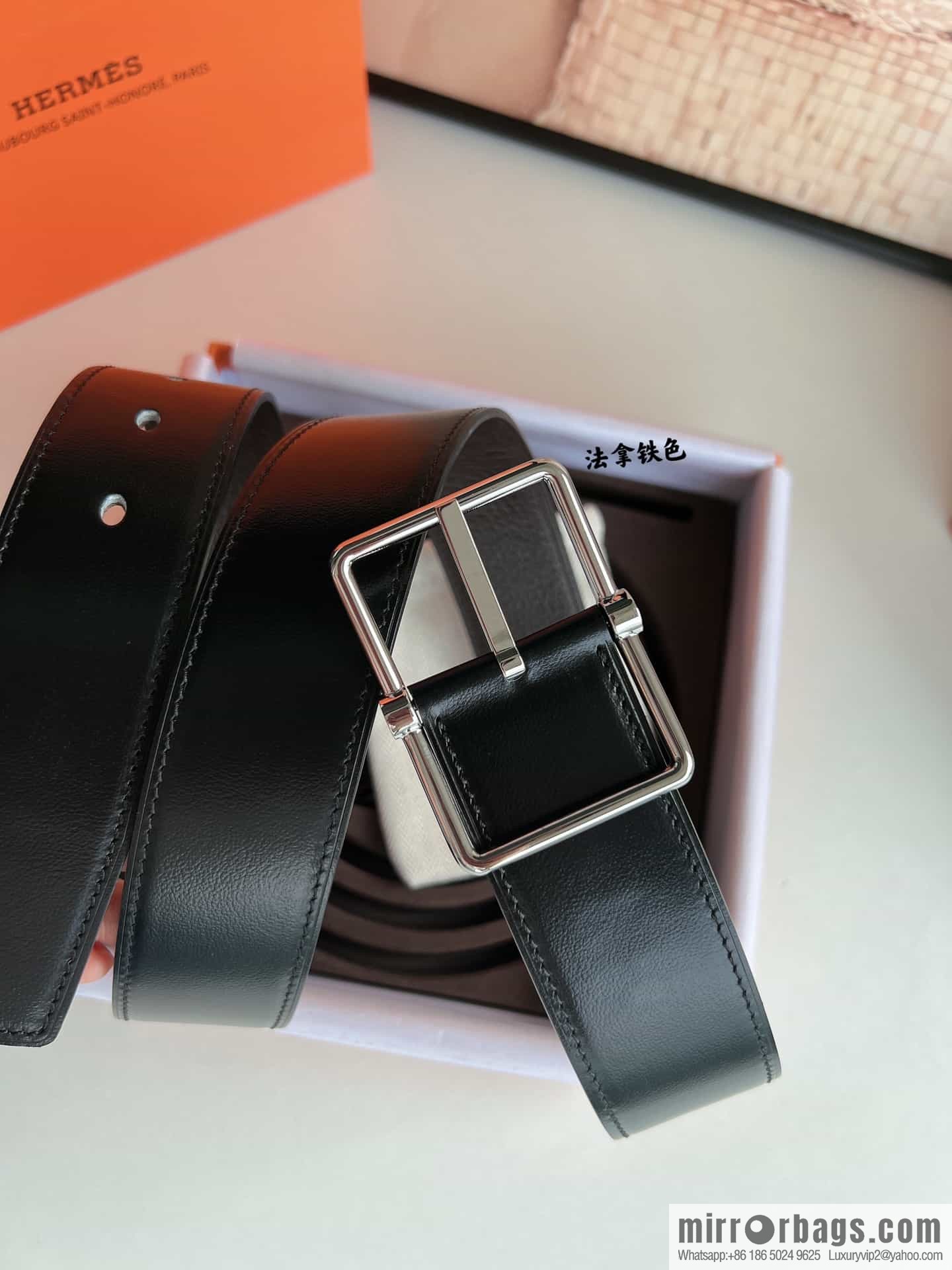 Hermes Hermes 40mm Nathan Double Sided External Belt