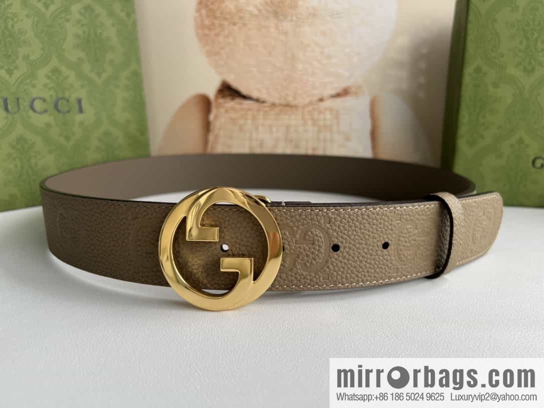GUCCI Gucci, Round Interlocking Double G Belt