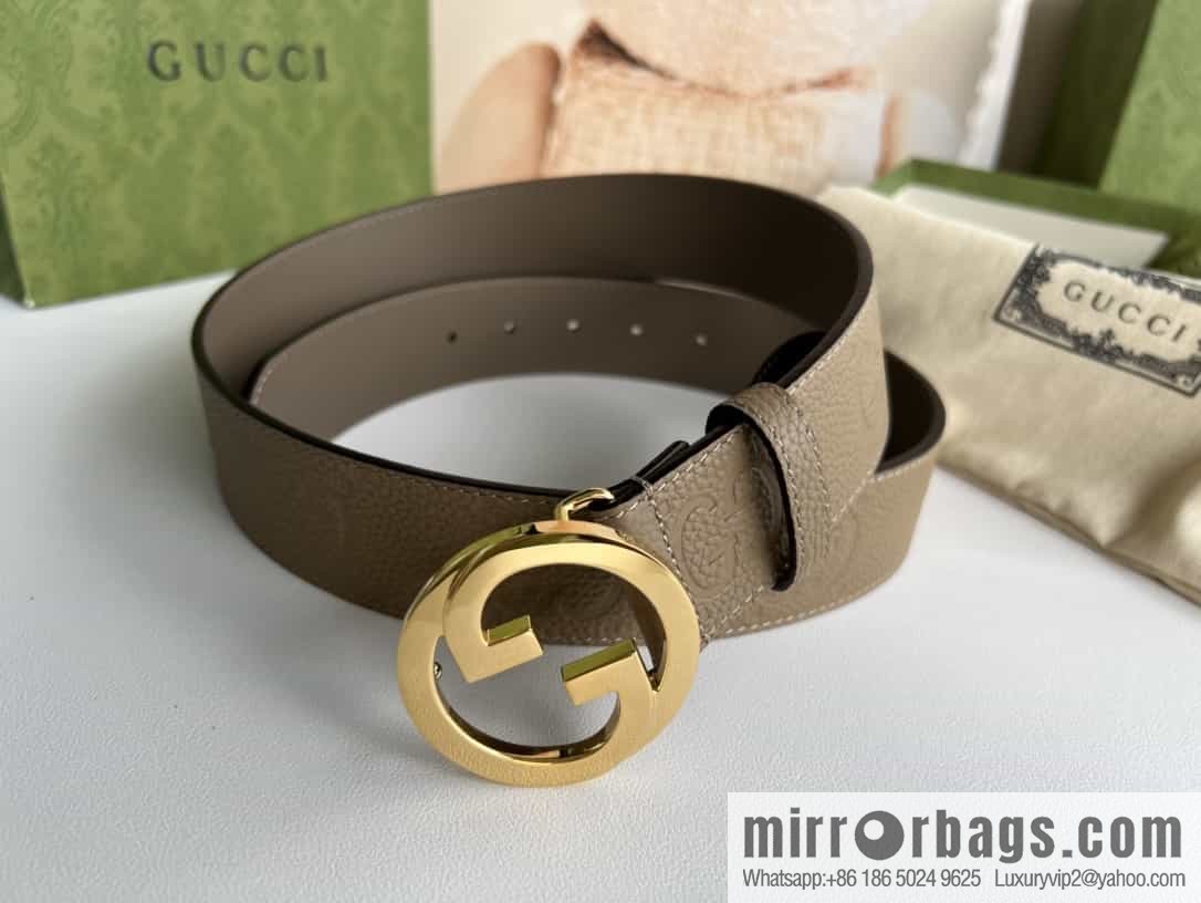 GUCCI Gucci, Round Interlocking Double G Belt