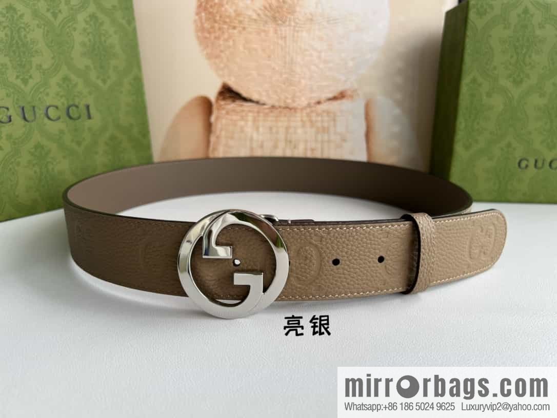GUCCI Gucci, Round Interlocking Double G Belt