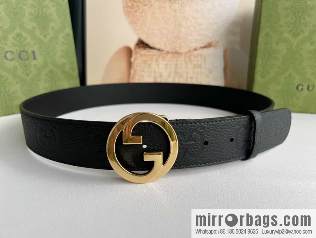 GUCCI Gucci, Round Interlocking Double G Belt