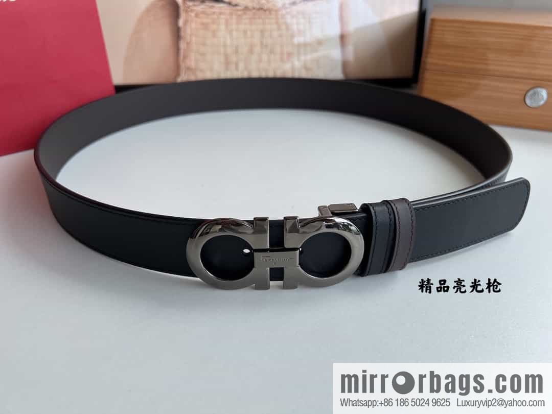 Ferragamo Ferragamo, Boutique Men's 3.5cm Belt