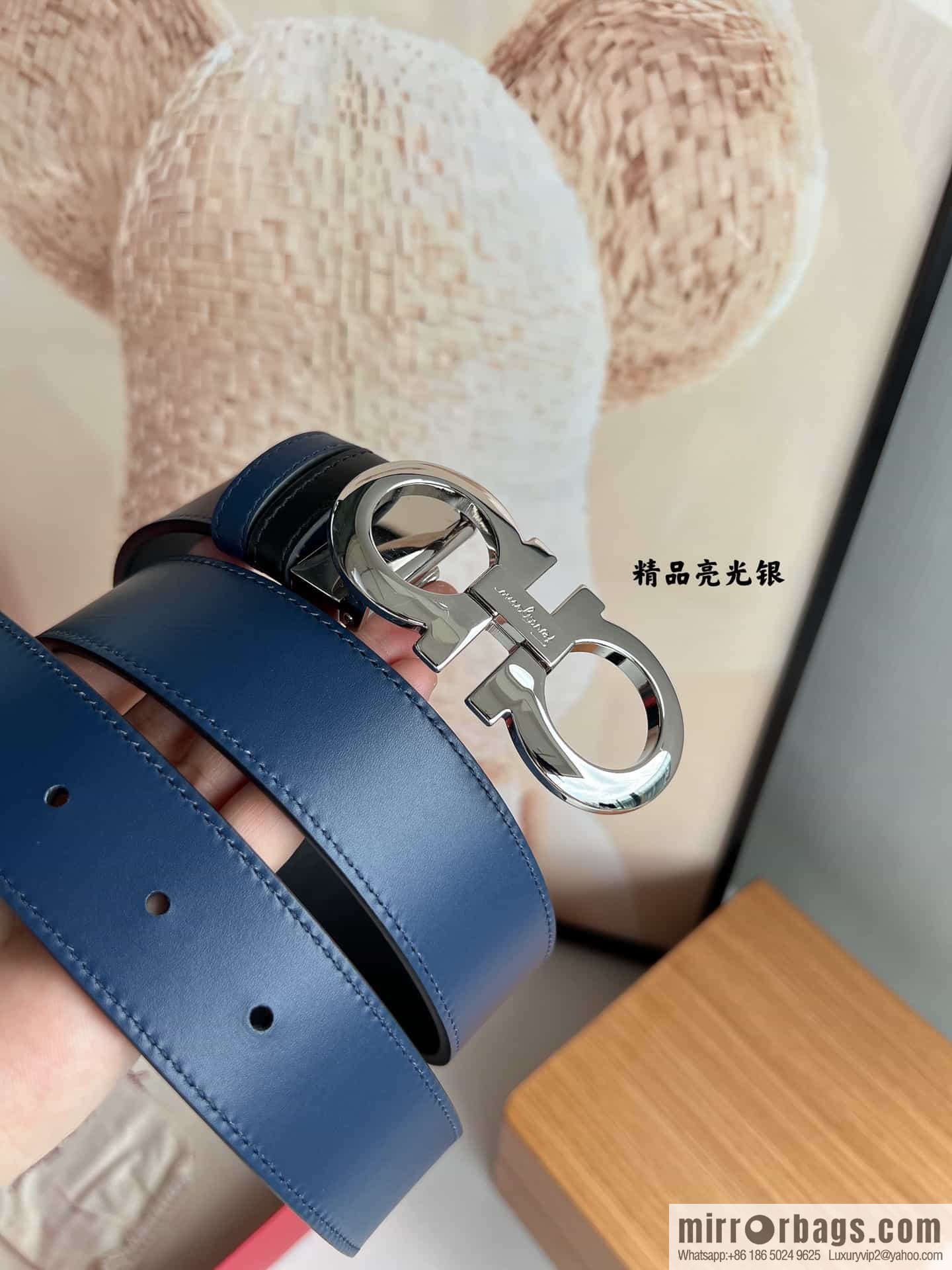 Ferragamo Ferragamo, Boutique Men's 3.5cm Belt