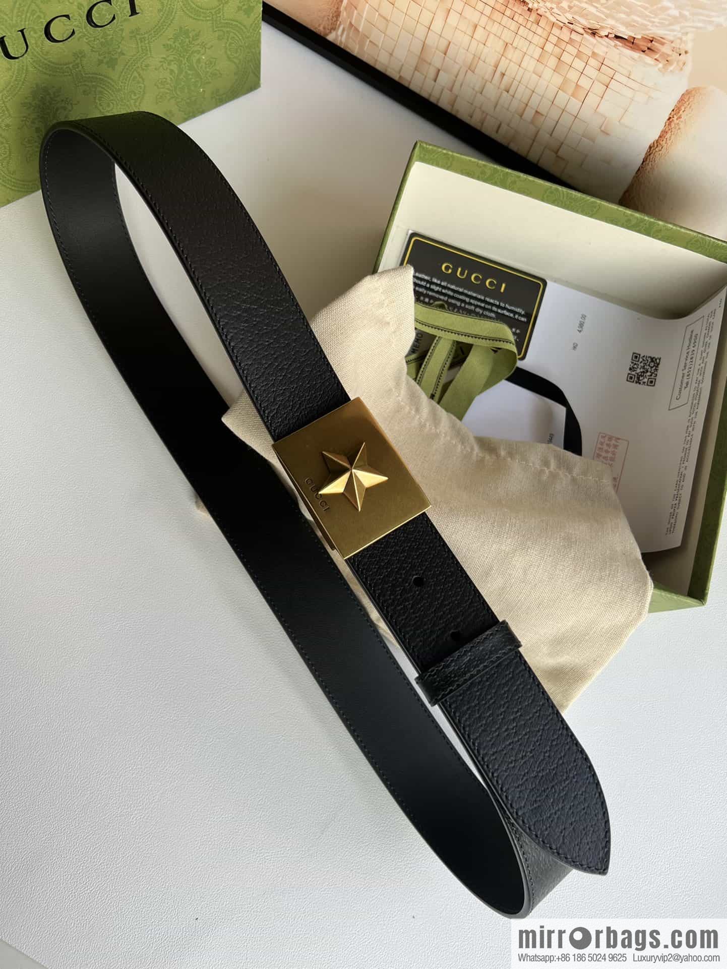 Gucci 2023 new men's belt 4cm