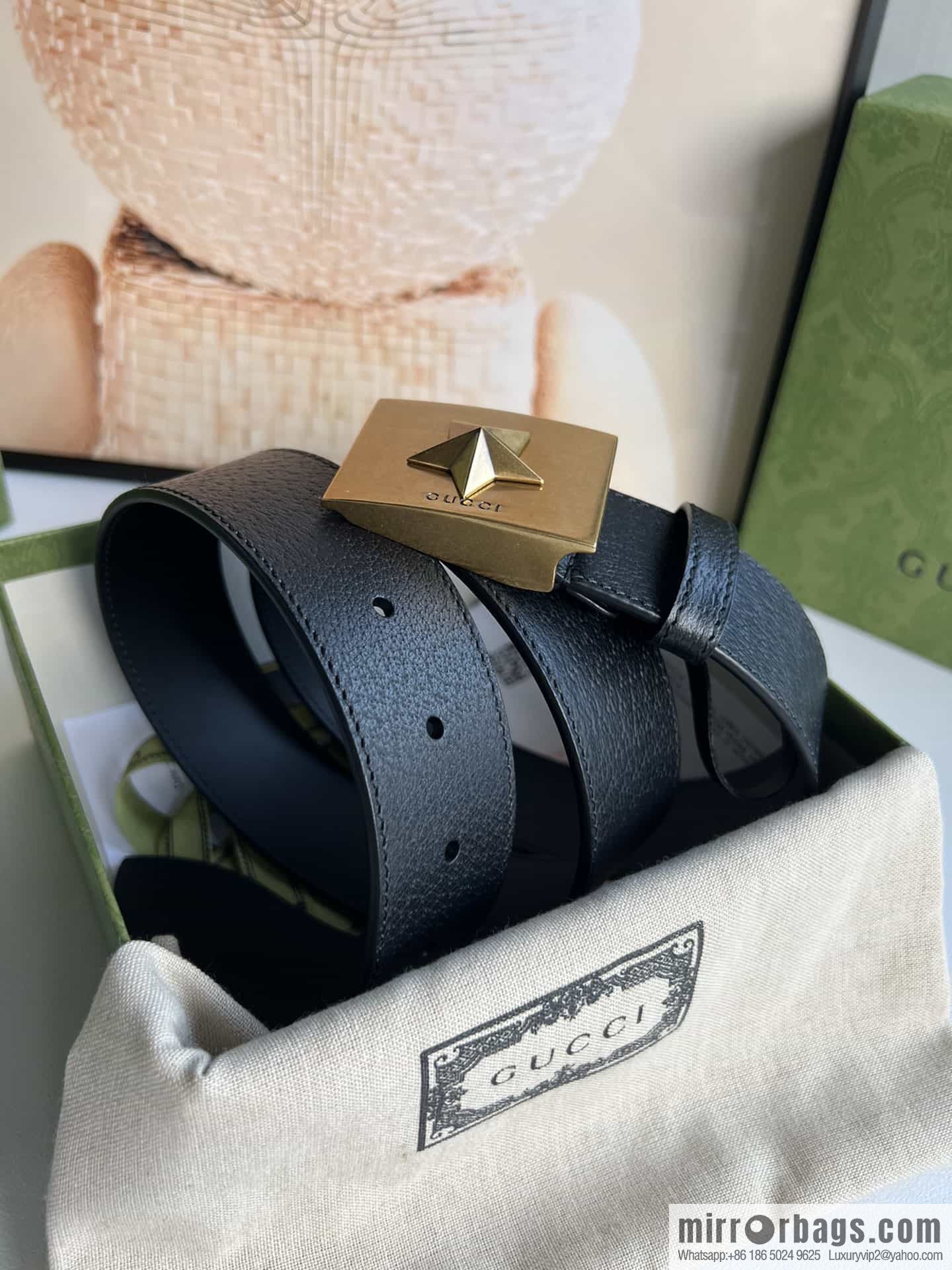 Gucci 2023 new men's belt 4cm