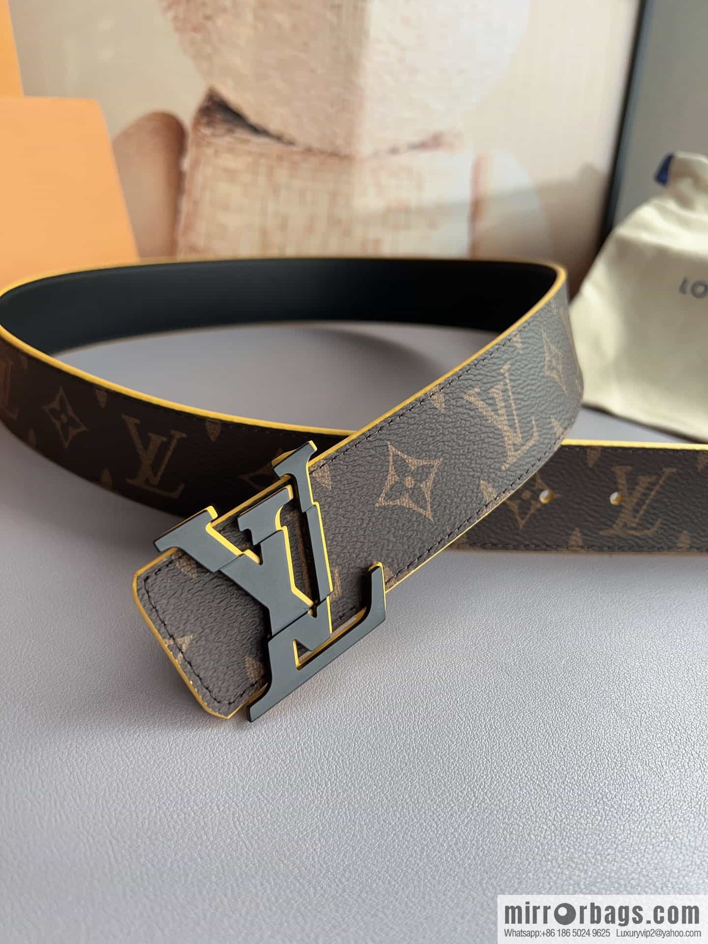 LV Louis Vuitton BROKEN 40mm double-sided belt