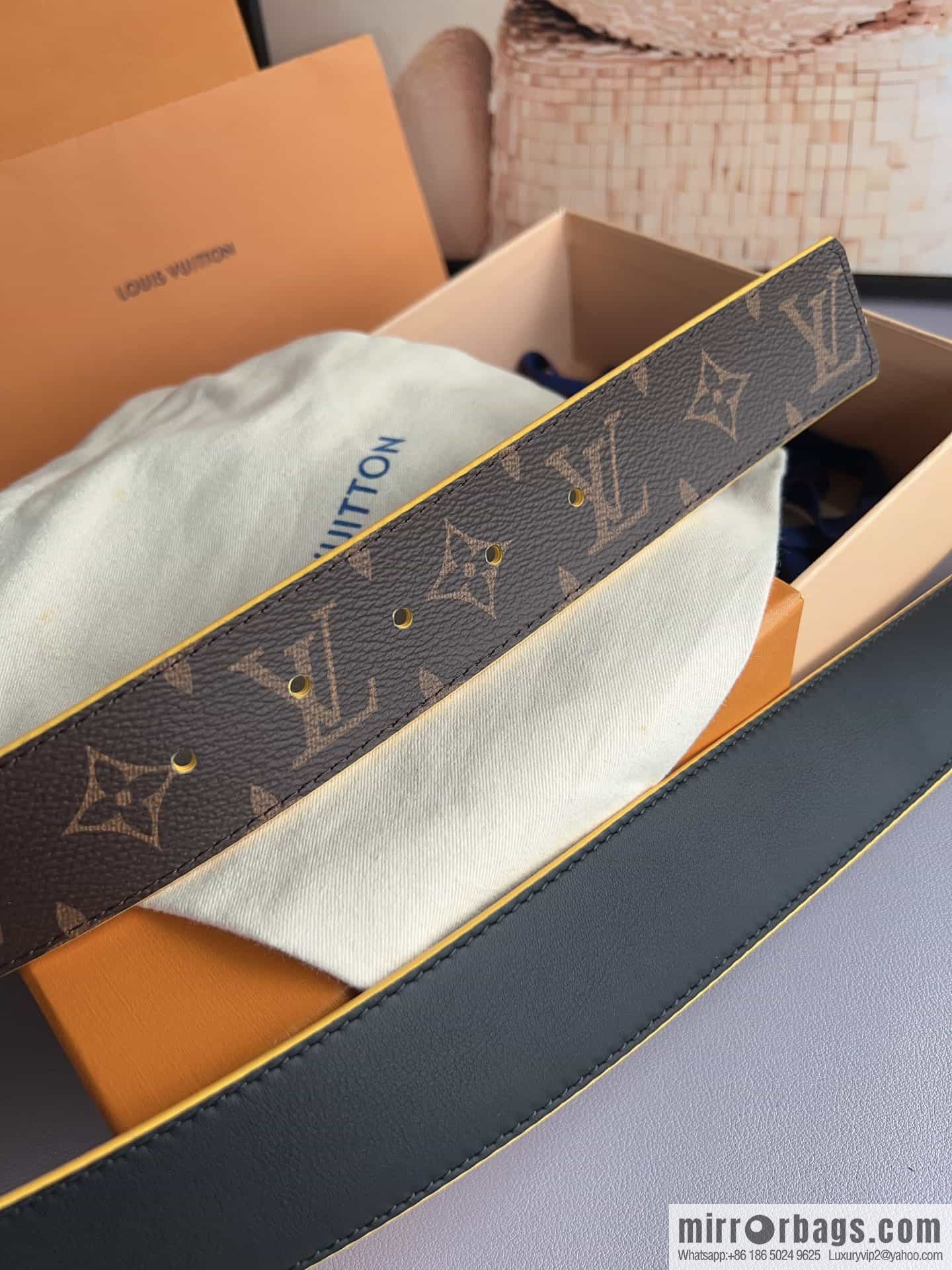 LV Louis Vuitton BROKEN 40mm double-sided belt
