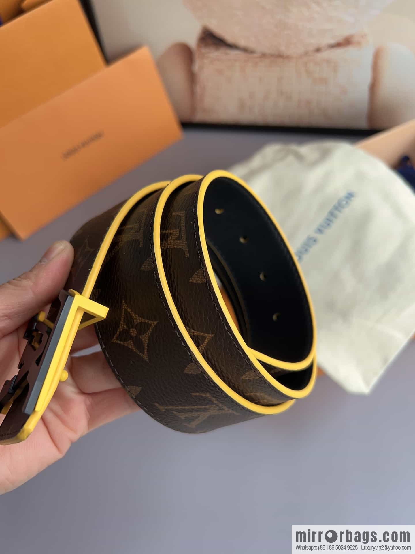 LV Louis Vuitton BROKEN 40mm double-sided belt