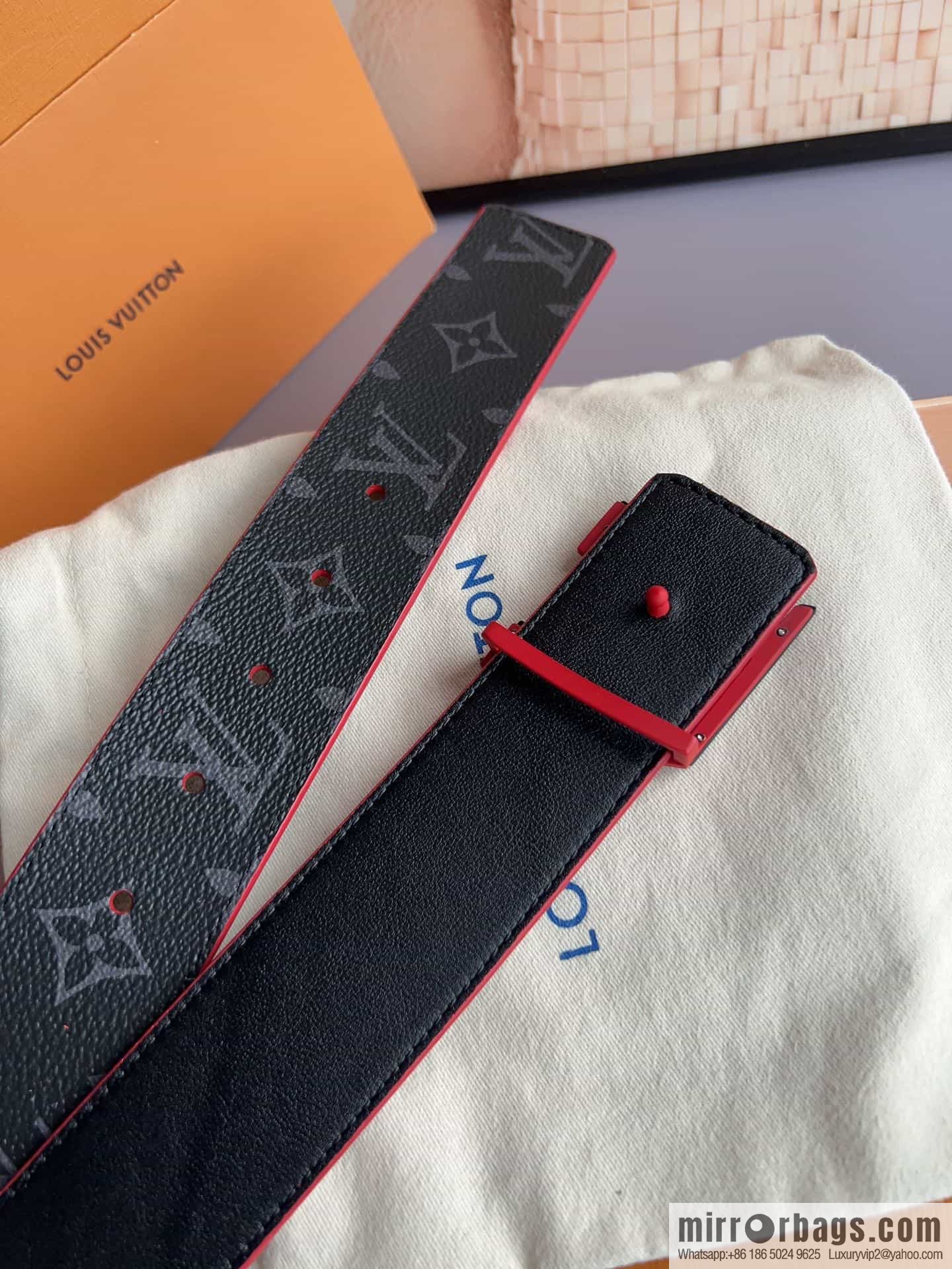 LV Louis Vuitton BROKEN 40mm double-sided belt