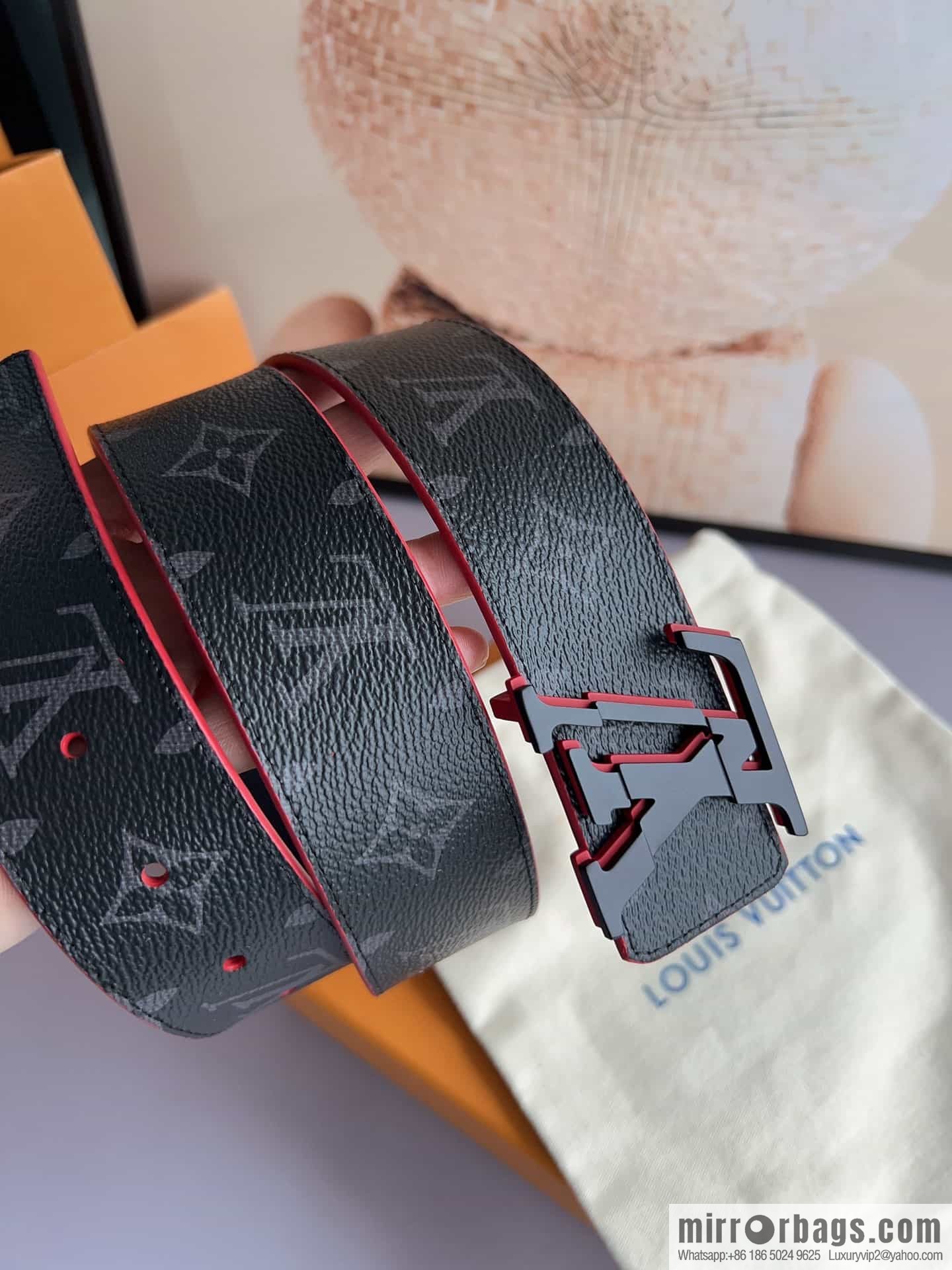 LV Louis Vuitton BROKEN 40mm double-sided belt