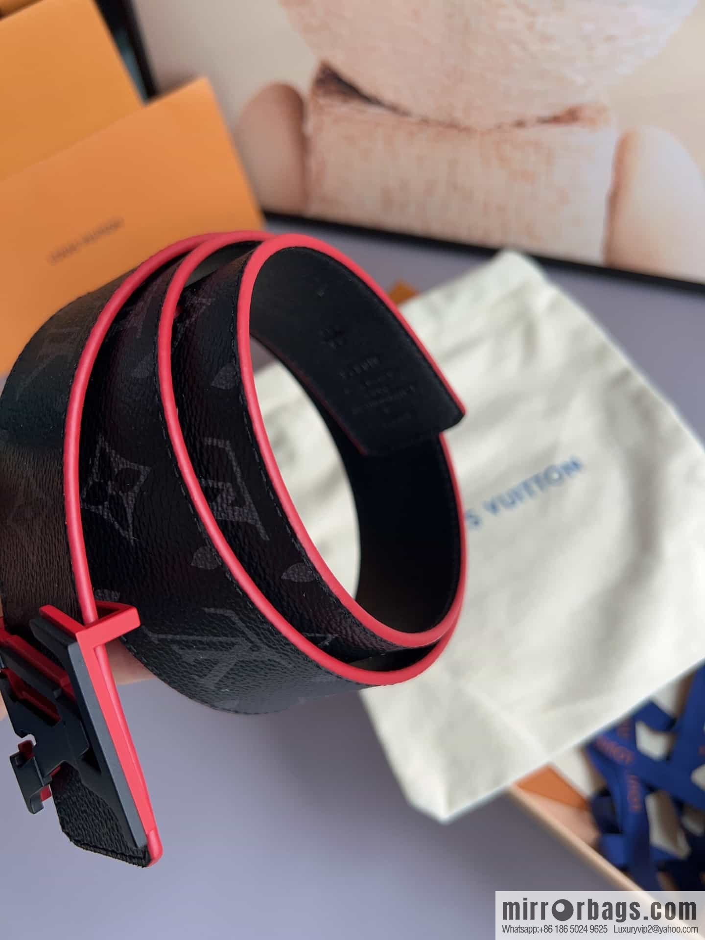 LV Louis Vuitton BROKEN 40mm double-sided belt