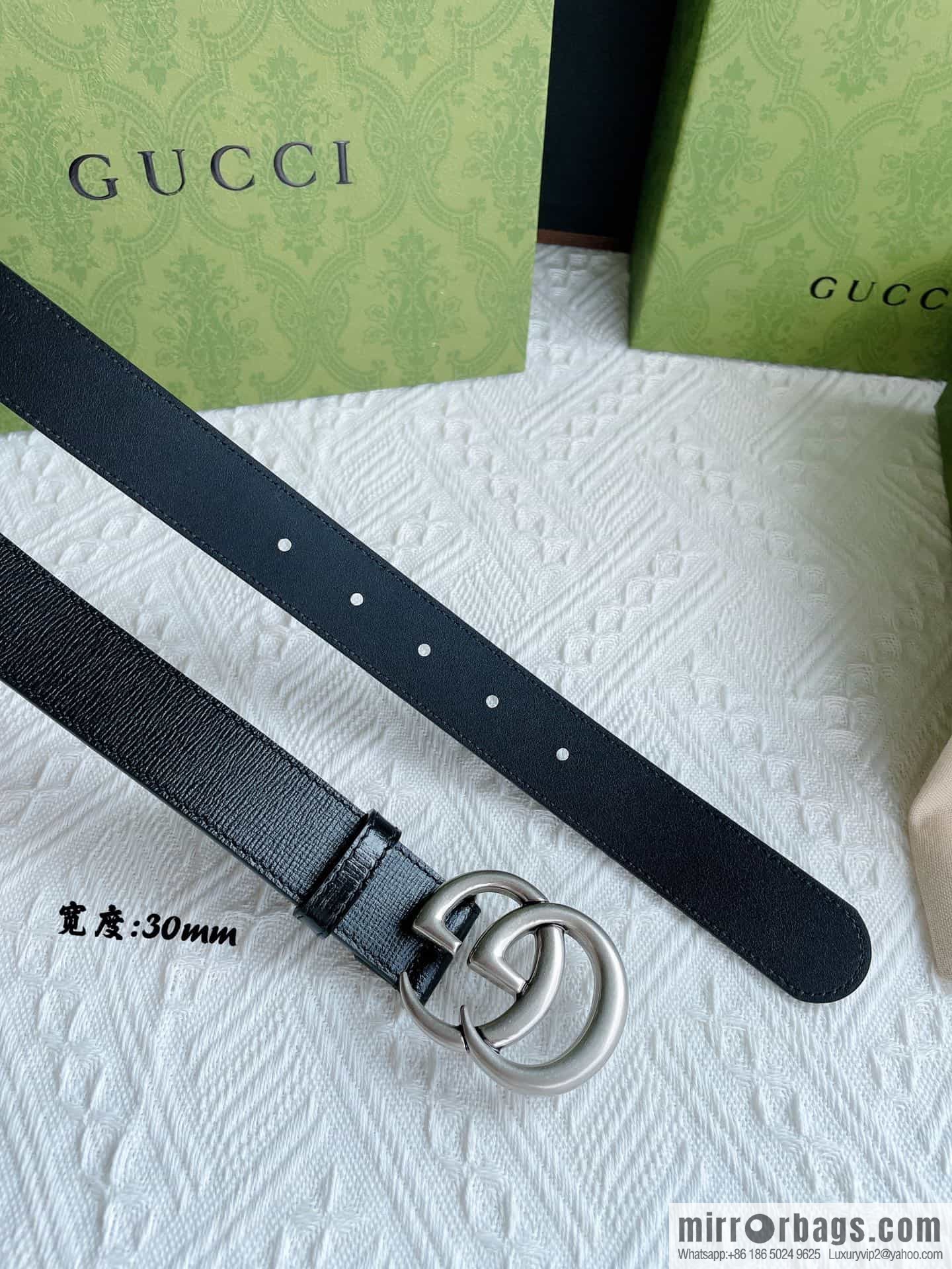 Gucci Gucci, imported cowhide texture with 2.0/3 0/4.0