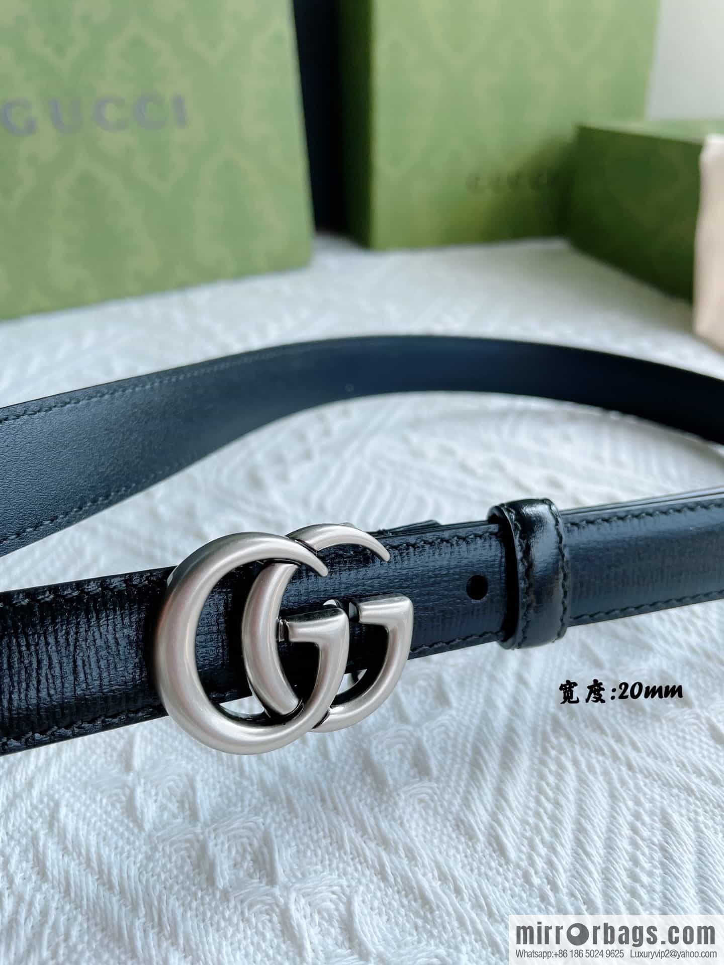 Gucci Gucci, imported cowhide texture with 2.0/3 0/4.0