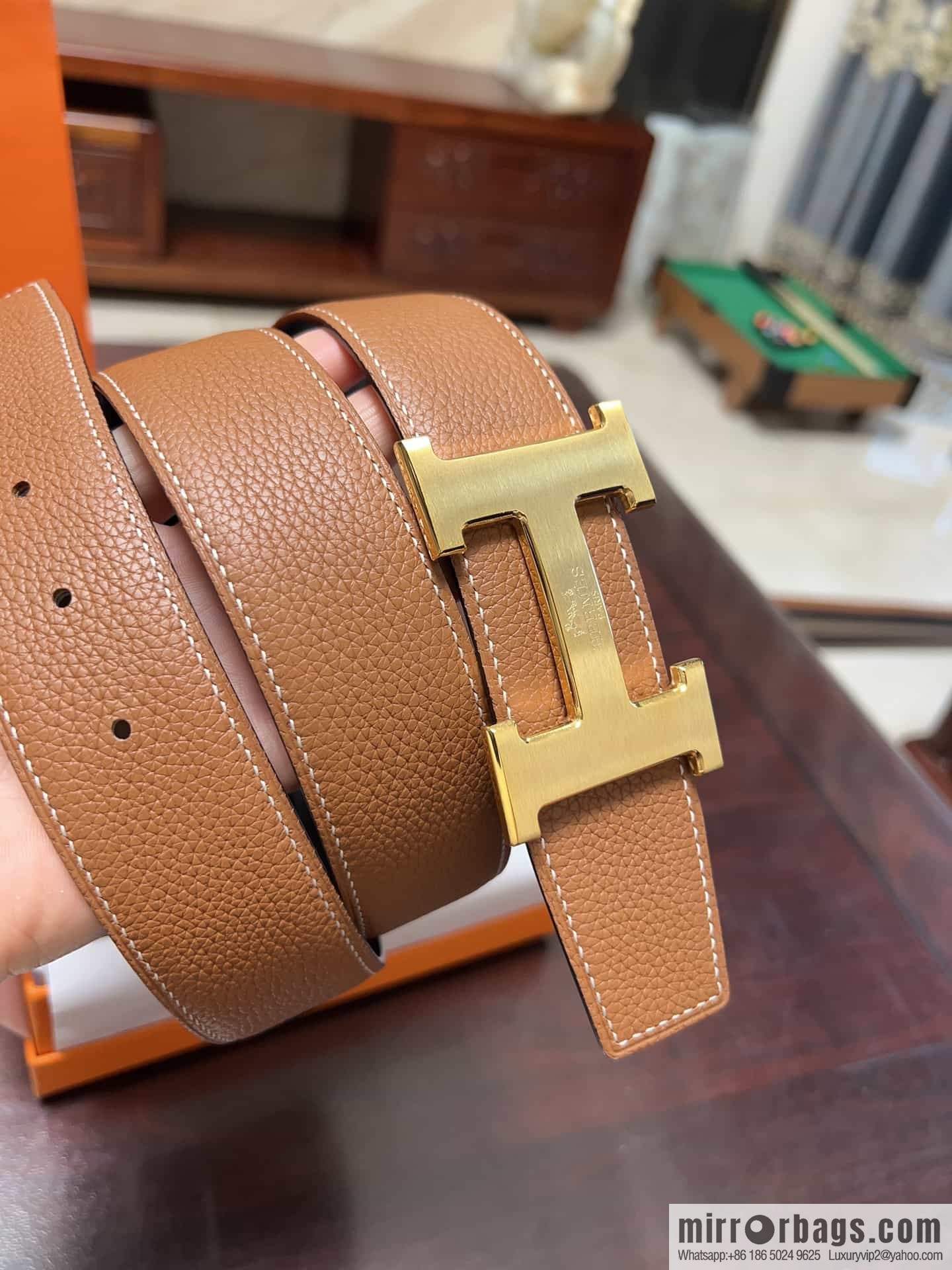 Hermes, original quality men's business belt